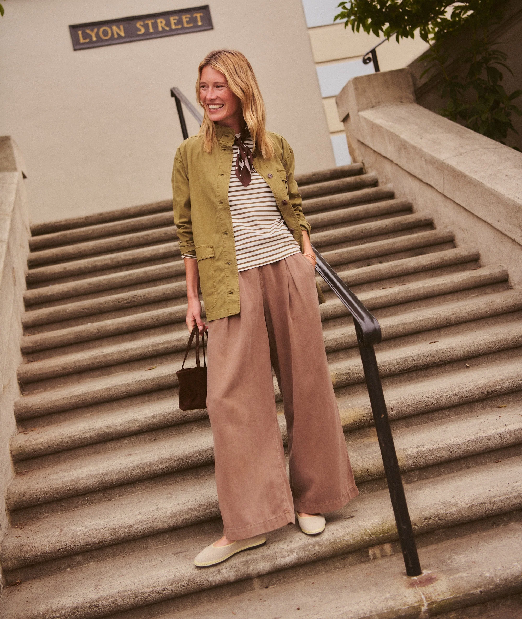 Allison Pleated Wide Leg Trouser
