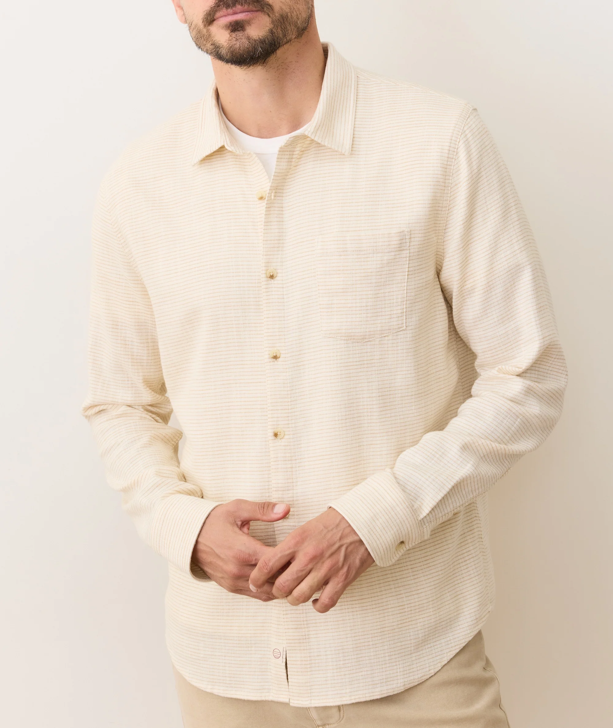 Stretch Selvage Long Sleeve Shirt - Image 5