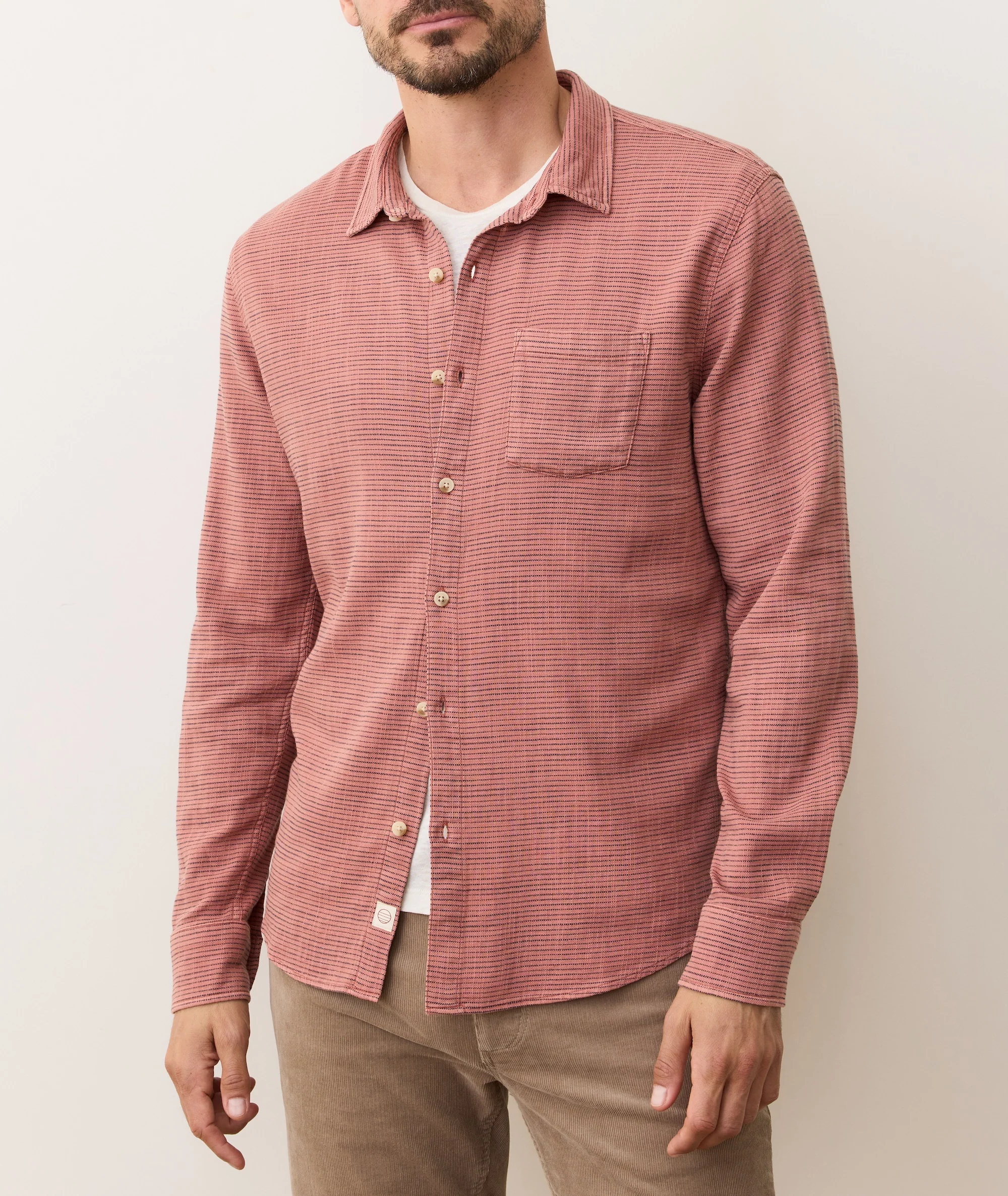Stretch Selvage Long Sleeve Shirt - Image 6