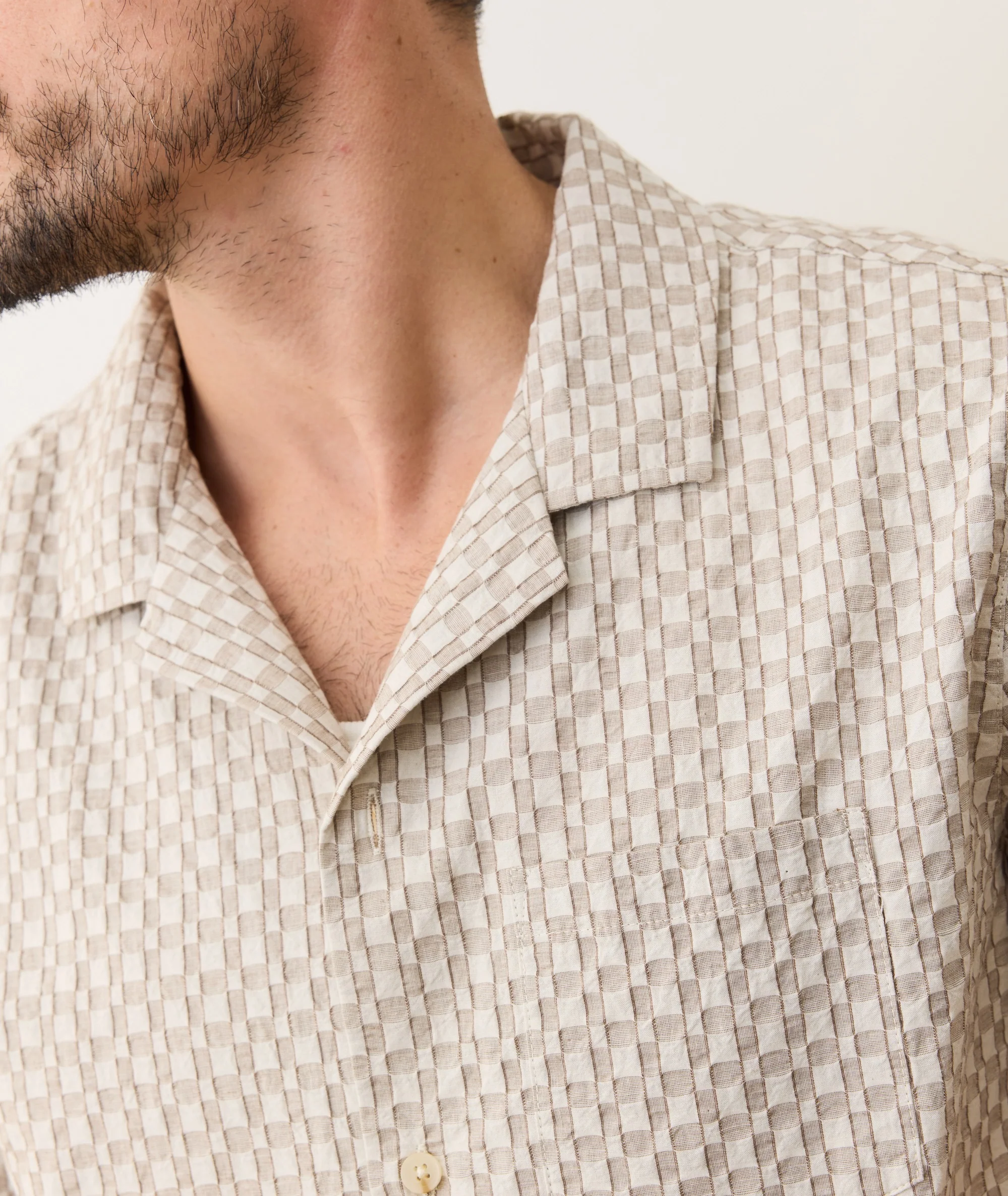 Landon Checkered Resort Shirt - Image 4