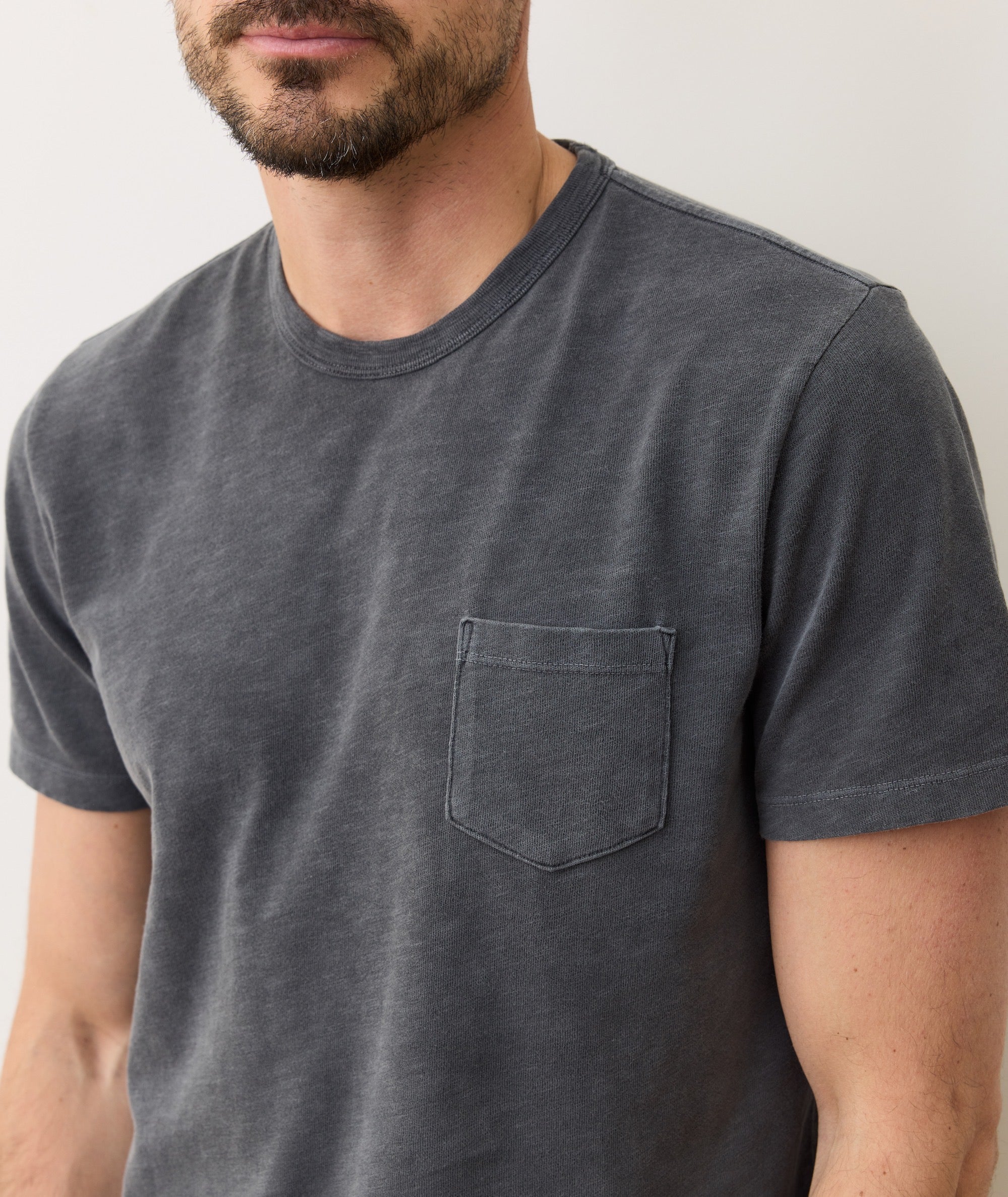 Classic Heavy Slub Pocket Tee - Image 3