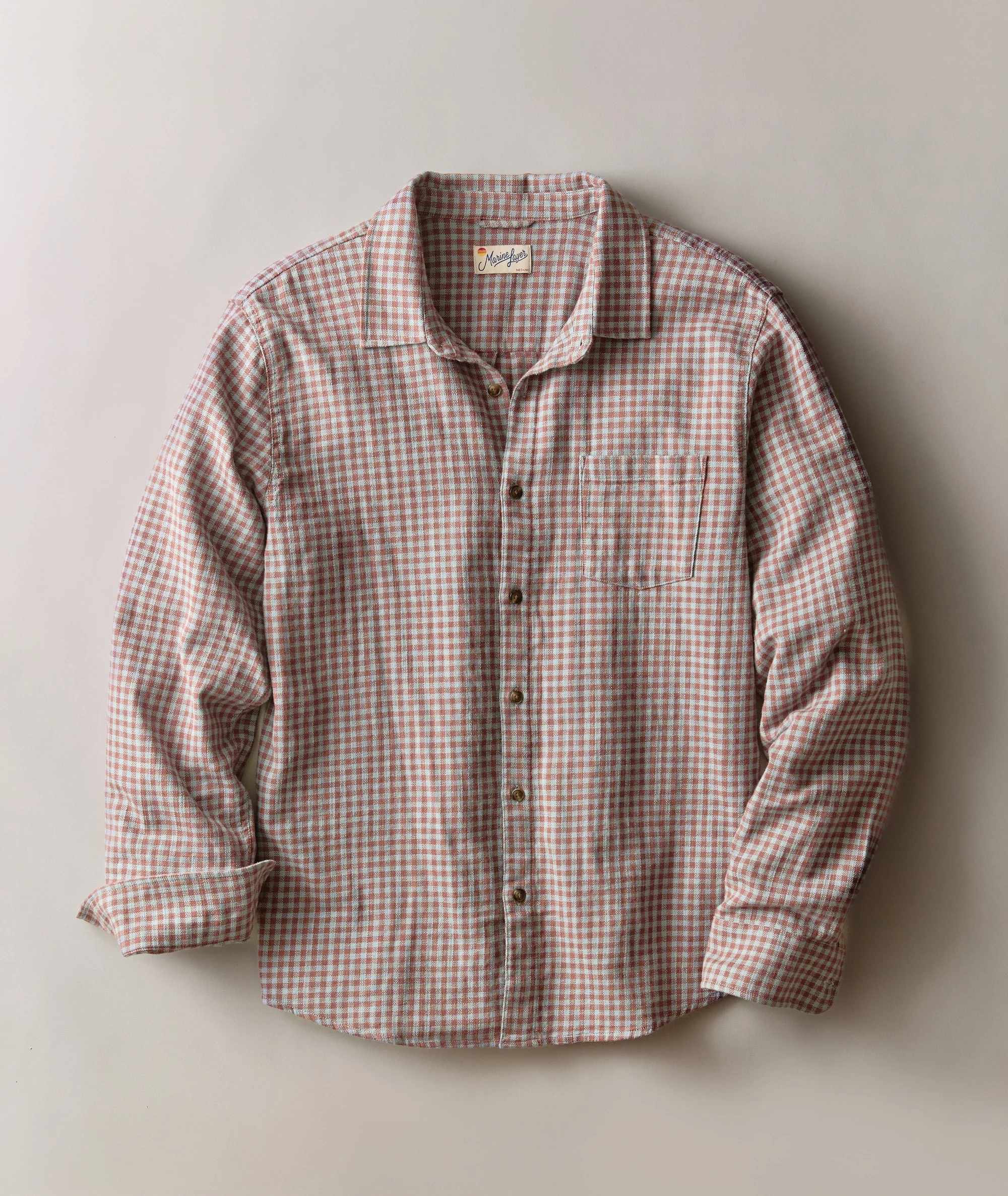 Stretch Selvage Long Sleeve Shirt