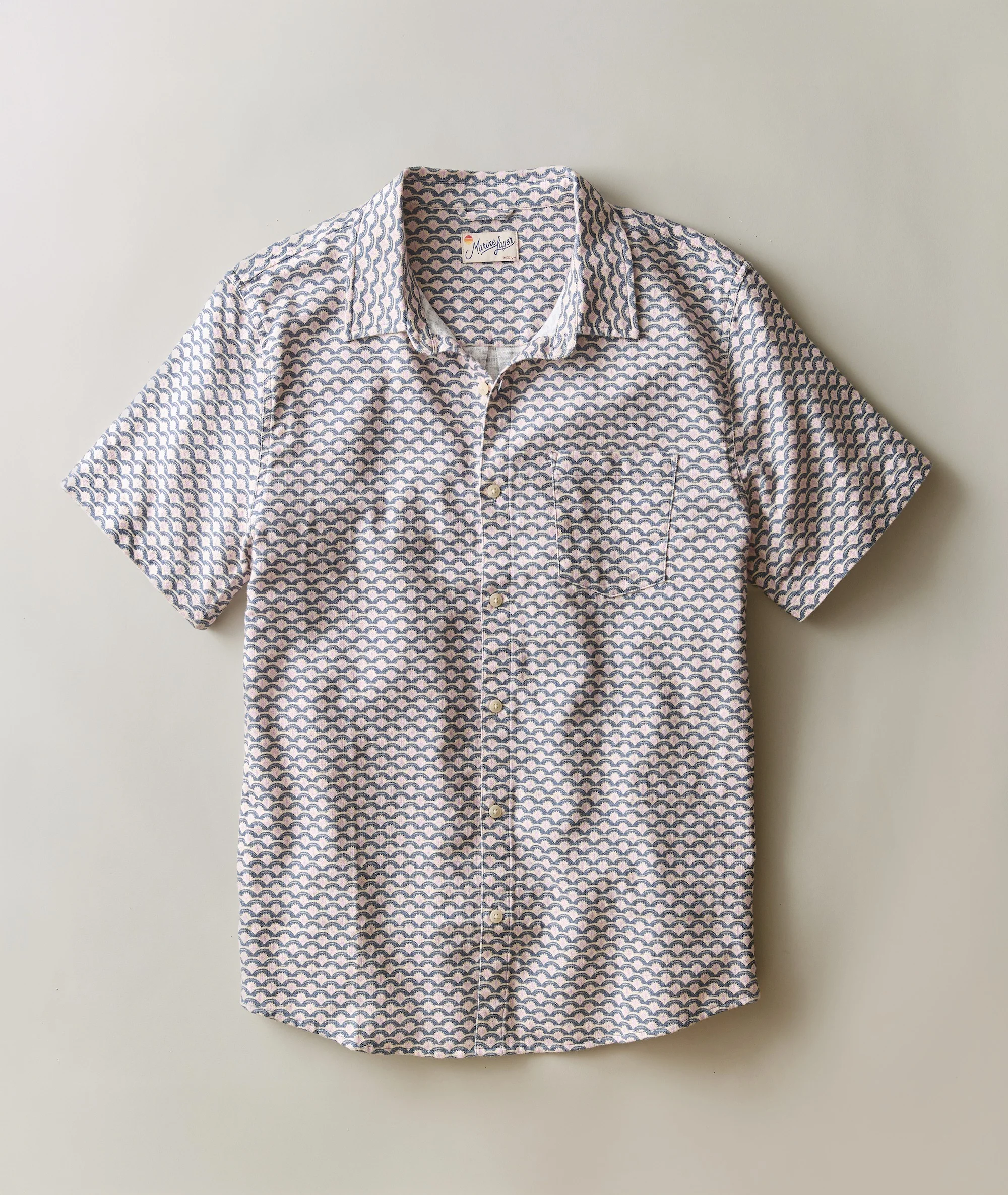 Stretch Selvage Short Sleeve Shirt