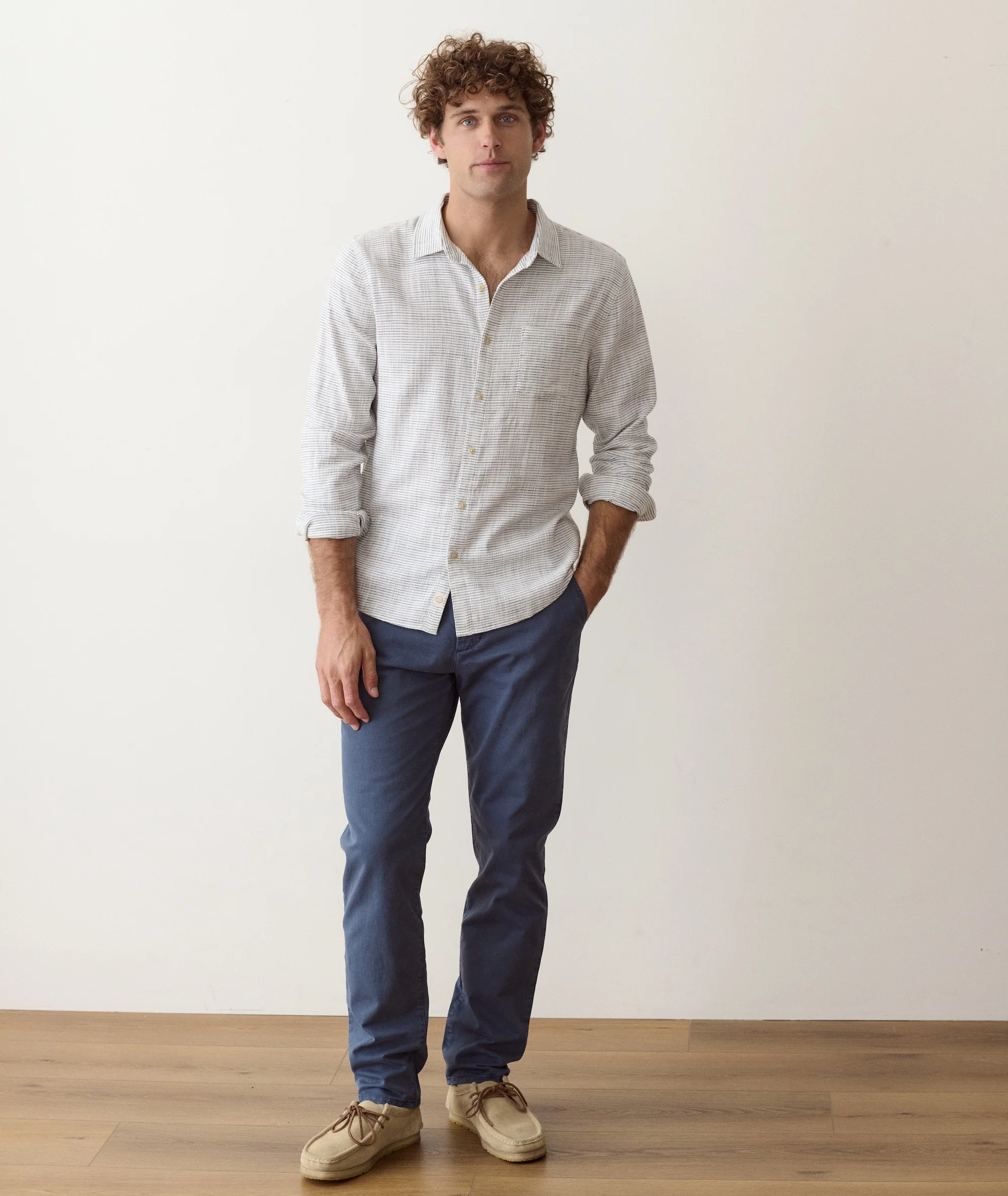 Stretch Selvage Long Sleeve Shirt - Image 4
