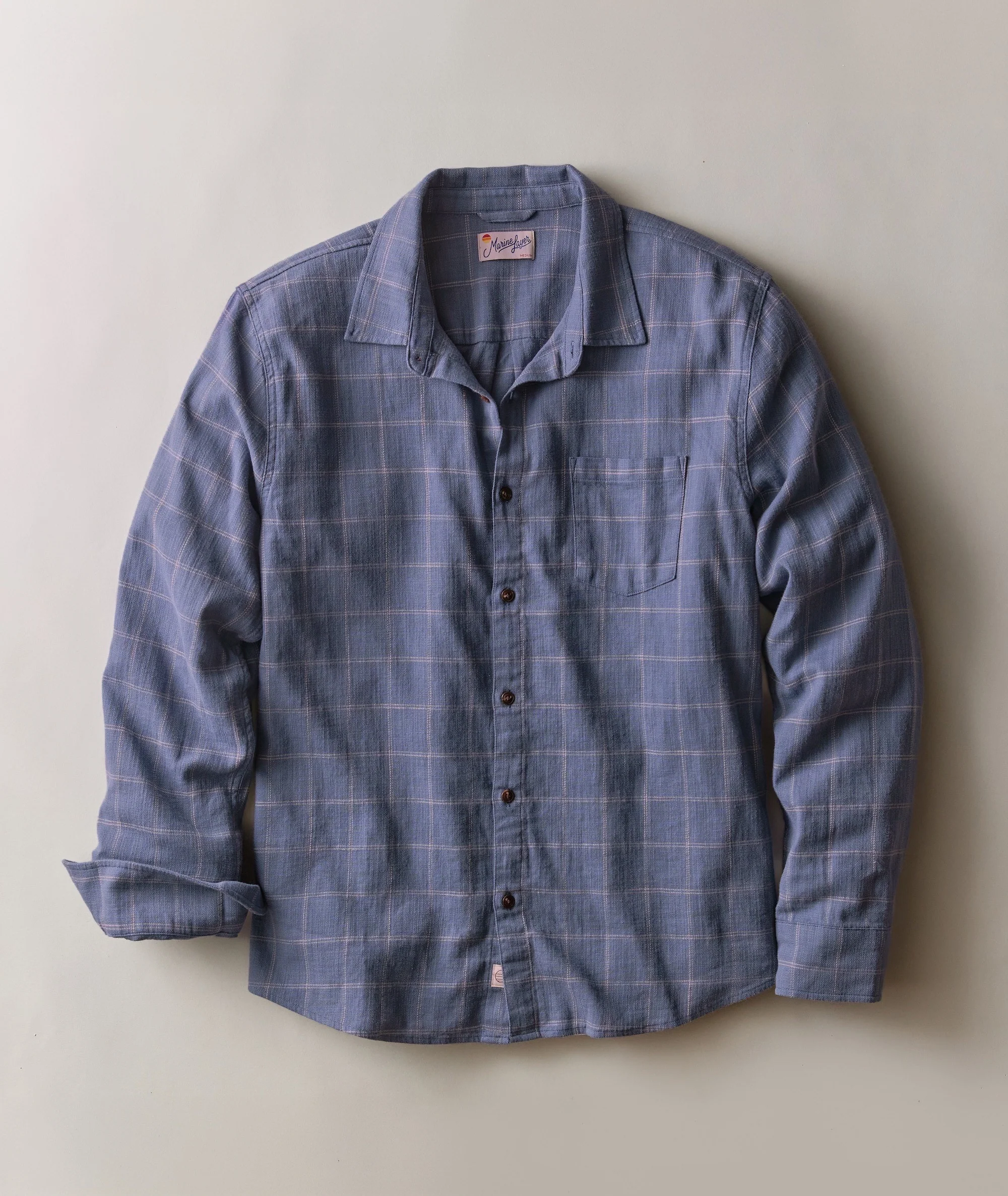 Stretch Selvage Long Sleeve Shirt