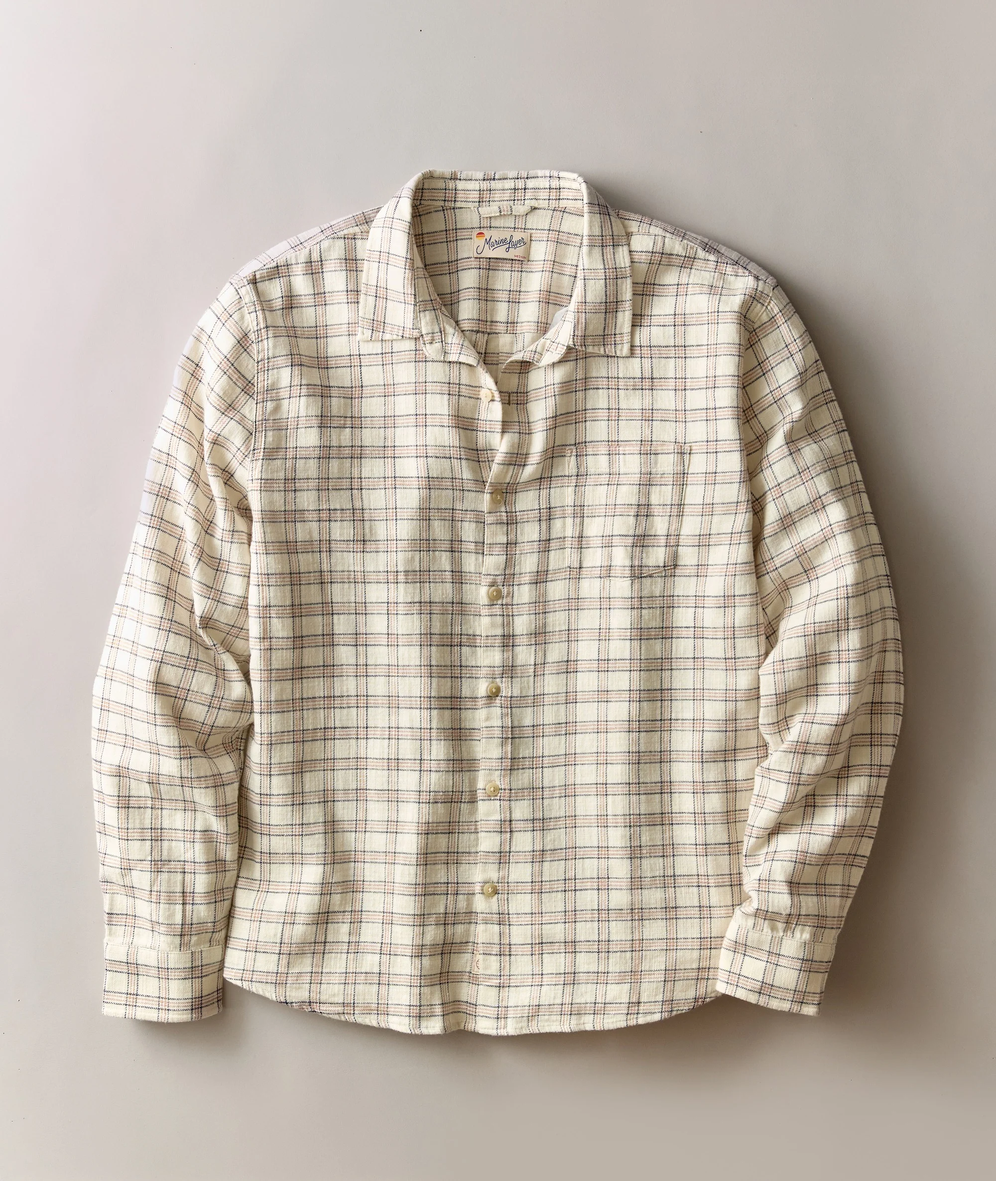 Stretch Selvage Long Sleeve Shirt