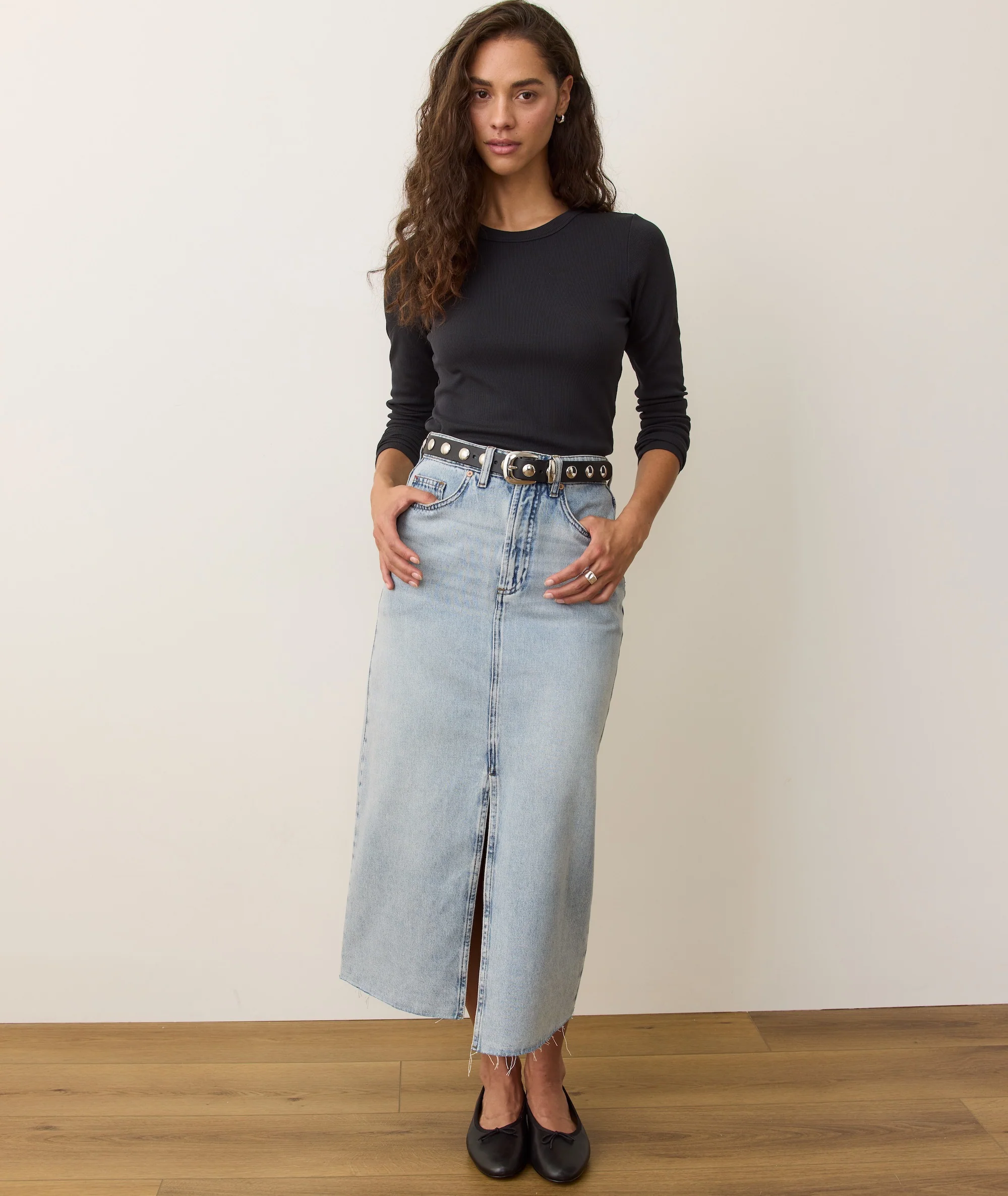 Lexi Rib Sun-In Long Sleeve Crew Tee - Image 4