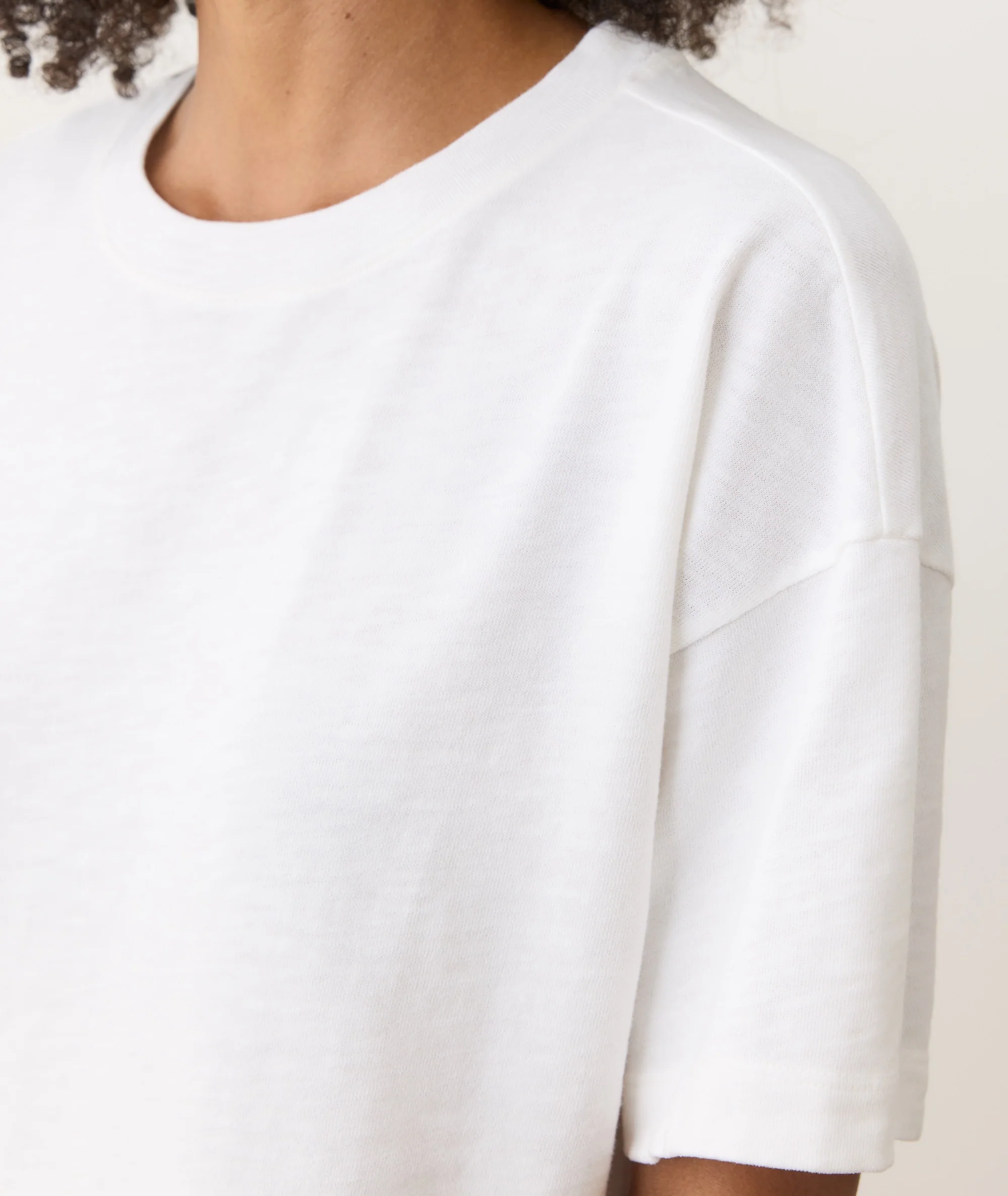 Sadie Vintage Slub Oversized Tee - Image 3