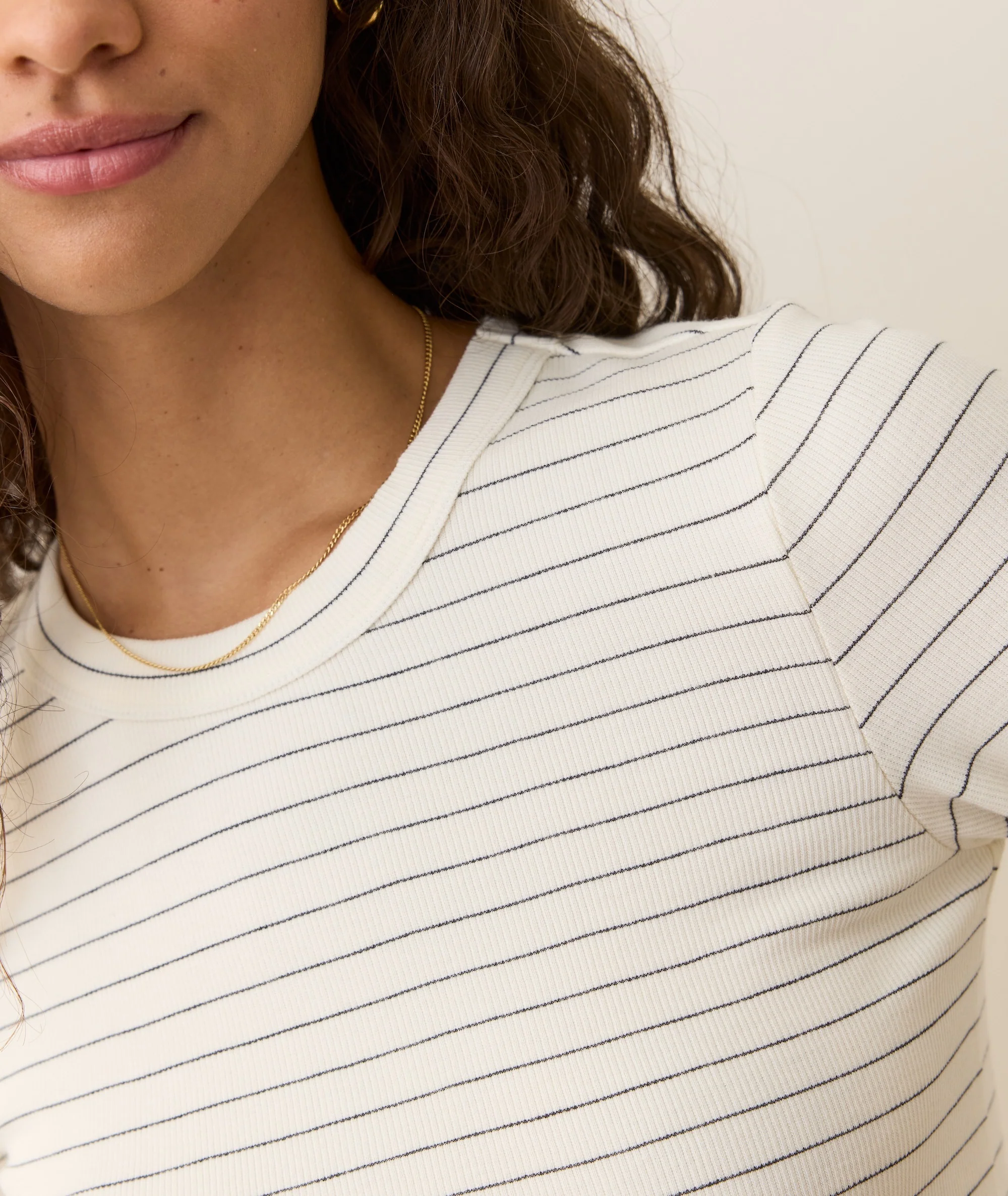 Lexi Rib Sun-In Long Sleeve Crew Tee - Image 4
