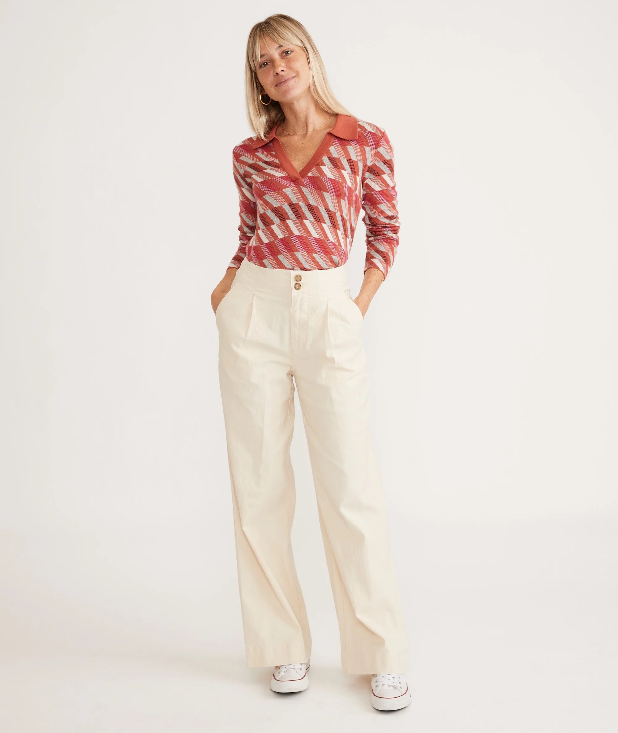 Flora High Waisted Trouser