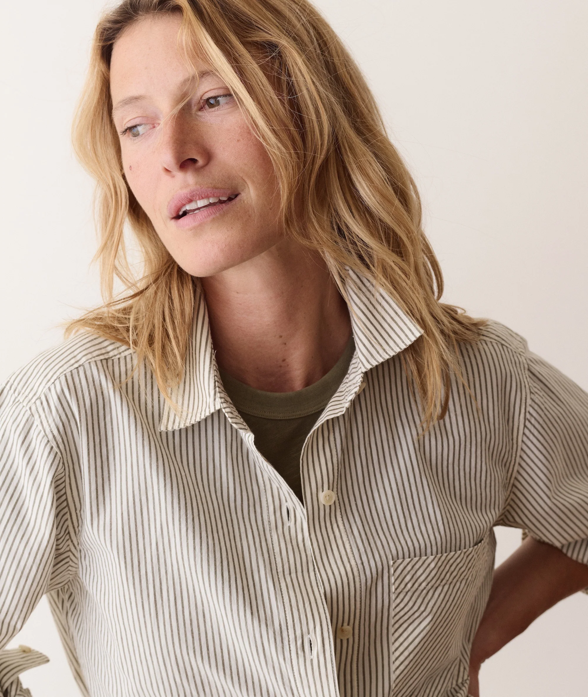 Jane Relaxed Cali Poplin Shirt - Image 3