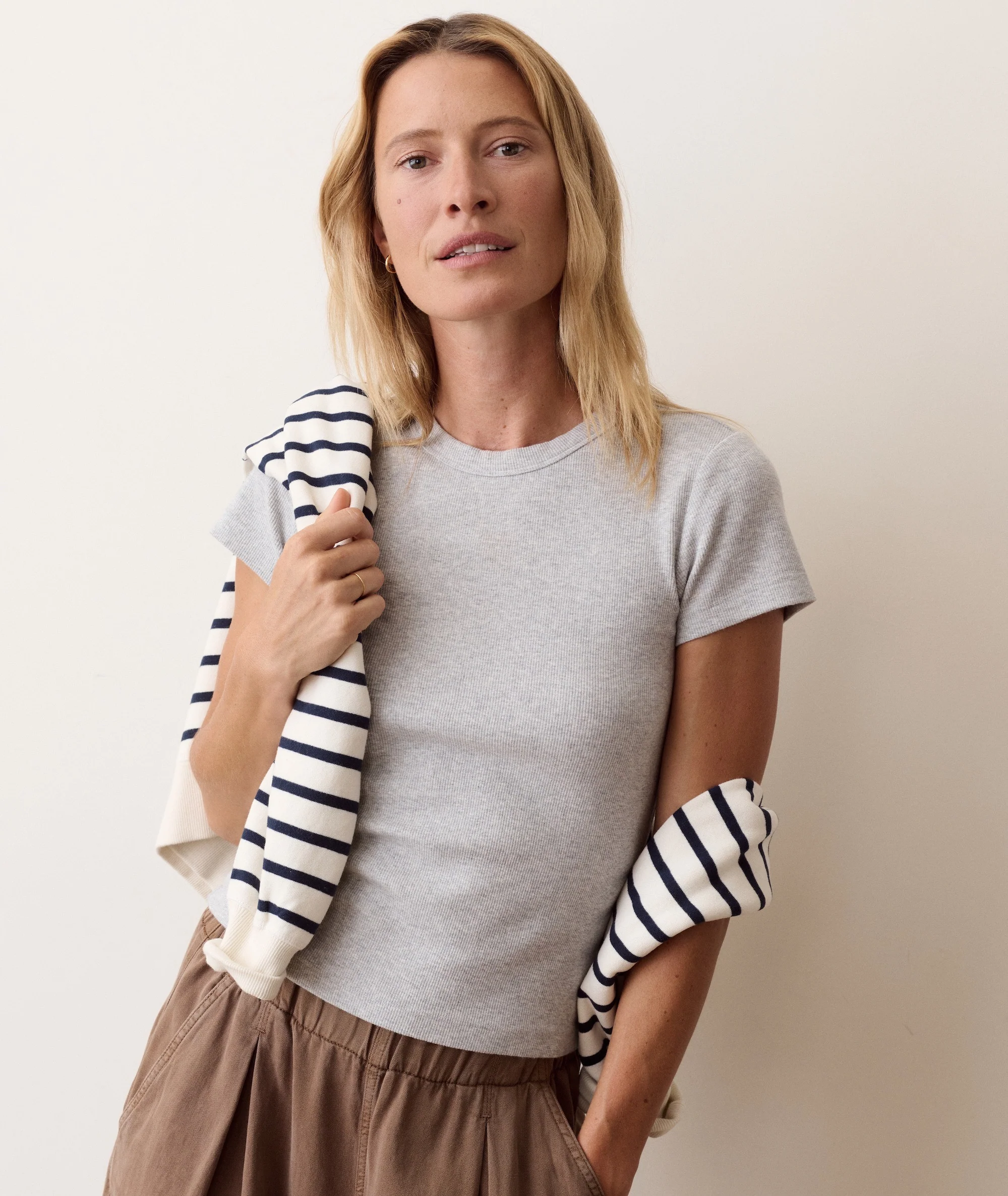 Lexi Rib Sun-In Crew Tee