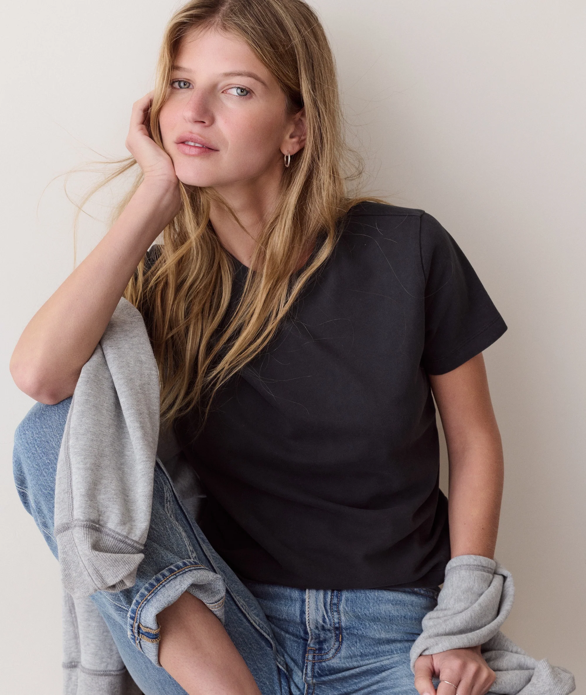 Dream Jersey Shrunken Crew Tee