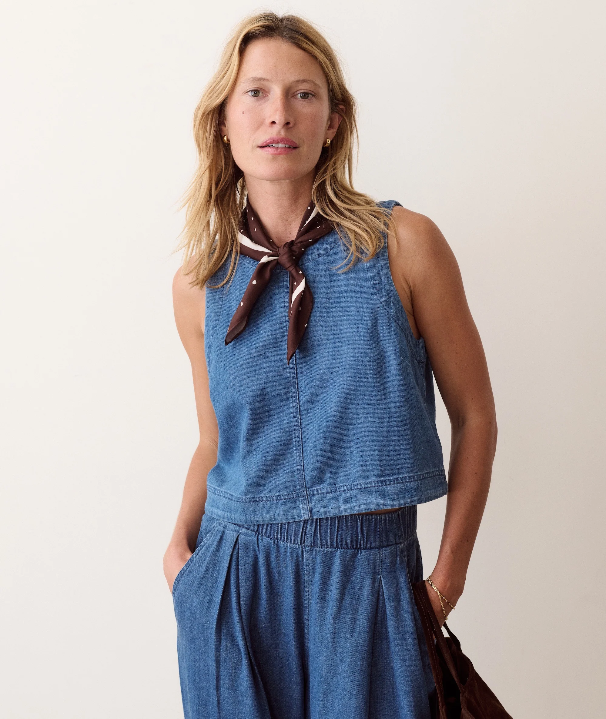 Quinn Denim Tank