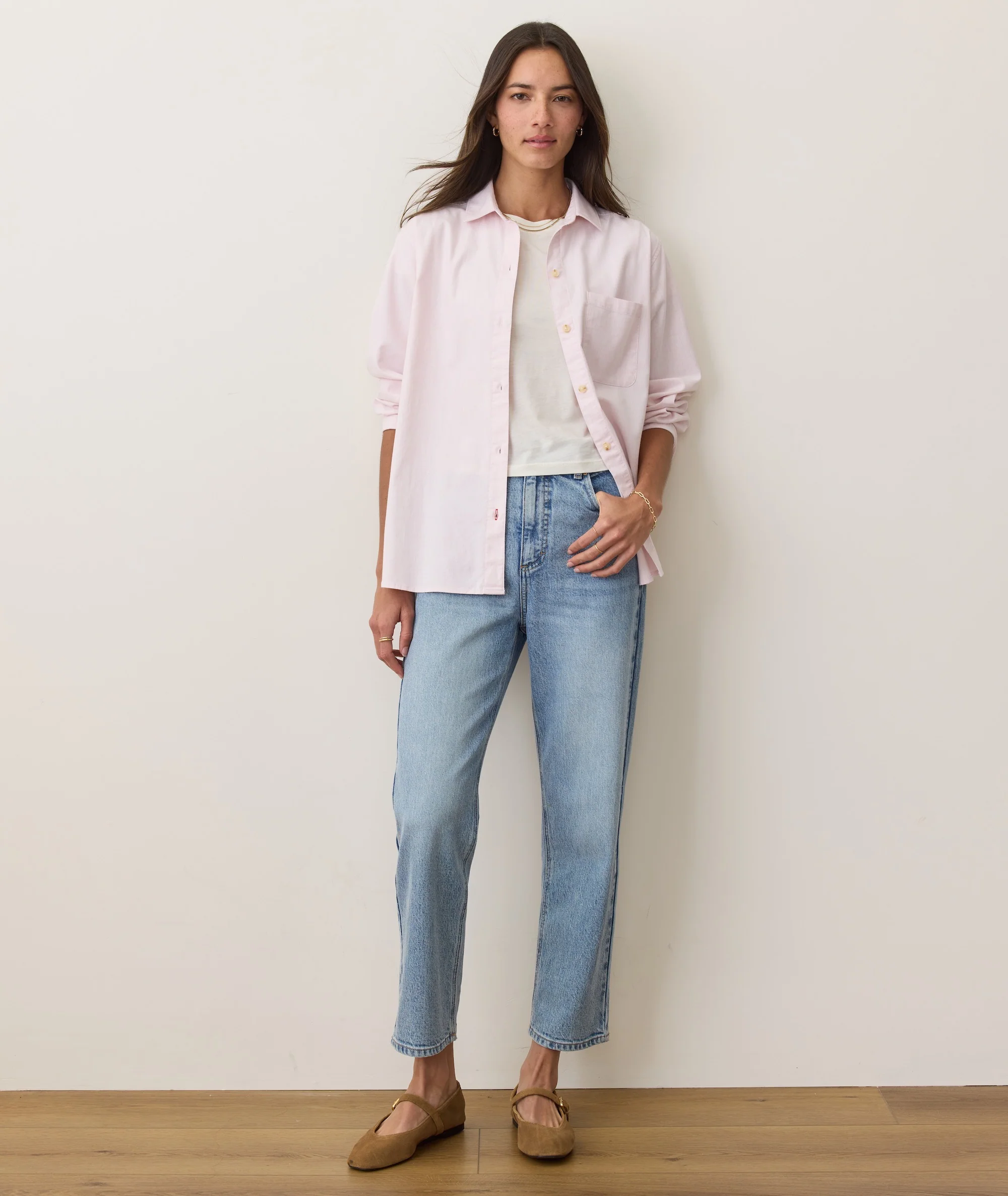 Jane Relaxed California Oxford Shirt - Image 7