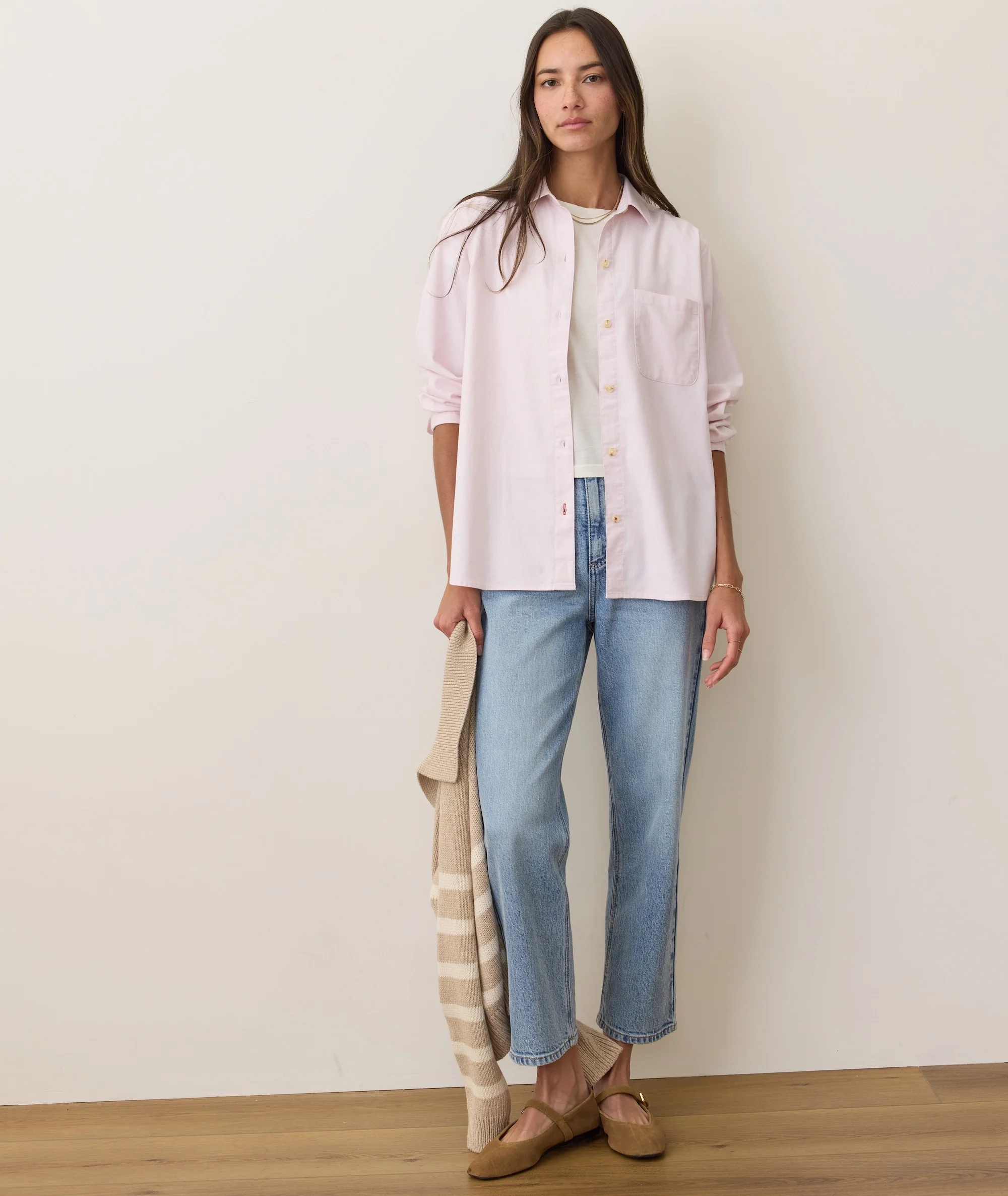 Jane Relaxed California Oxford Shirt - Image 4