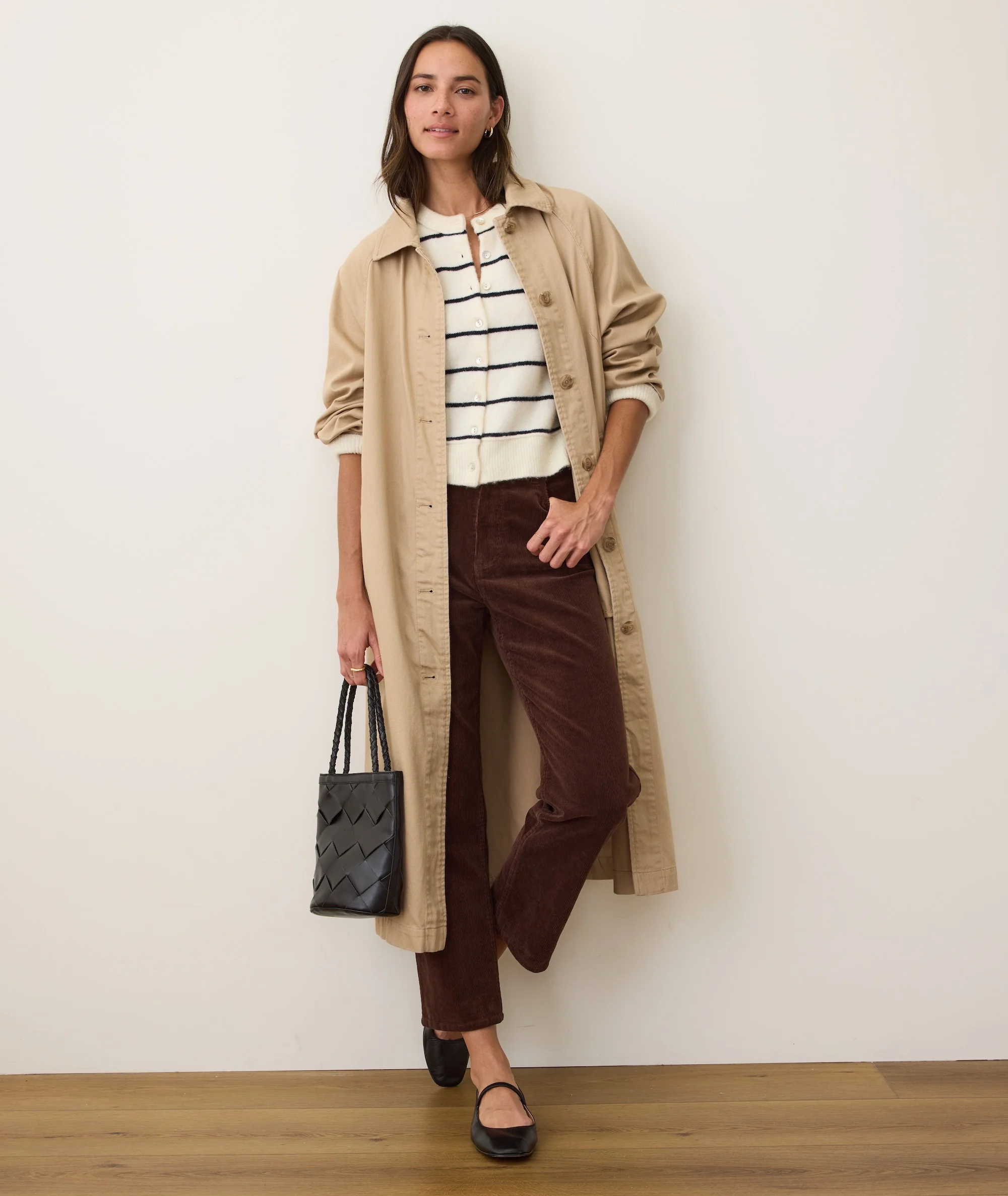 Hayes Twill Trench Coat