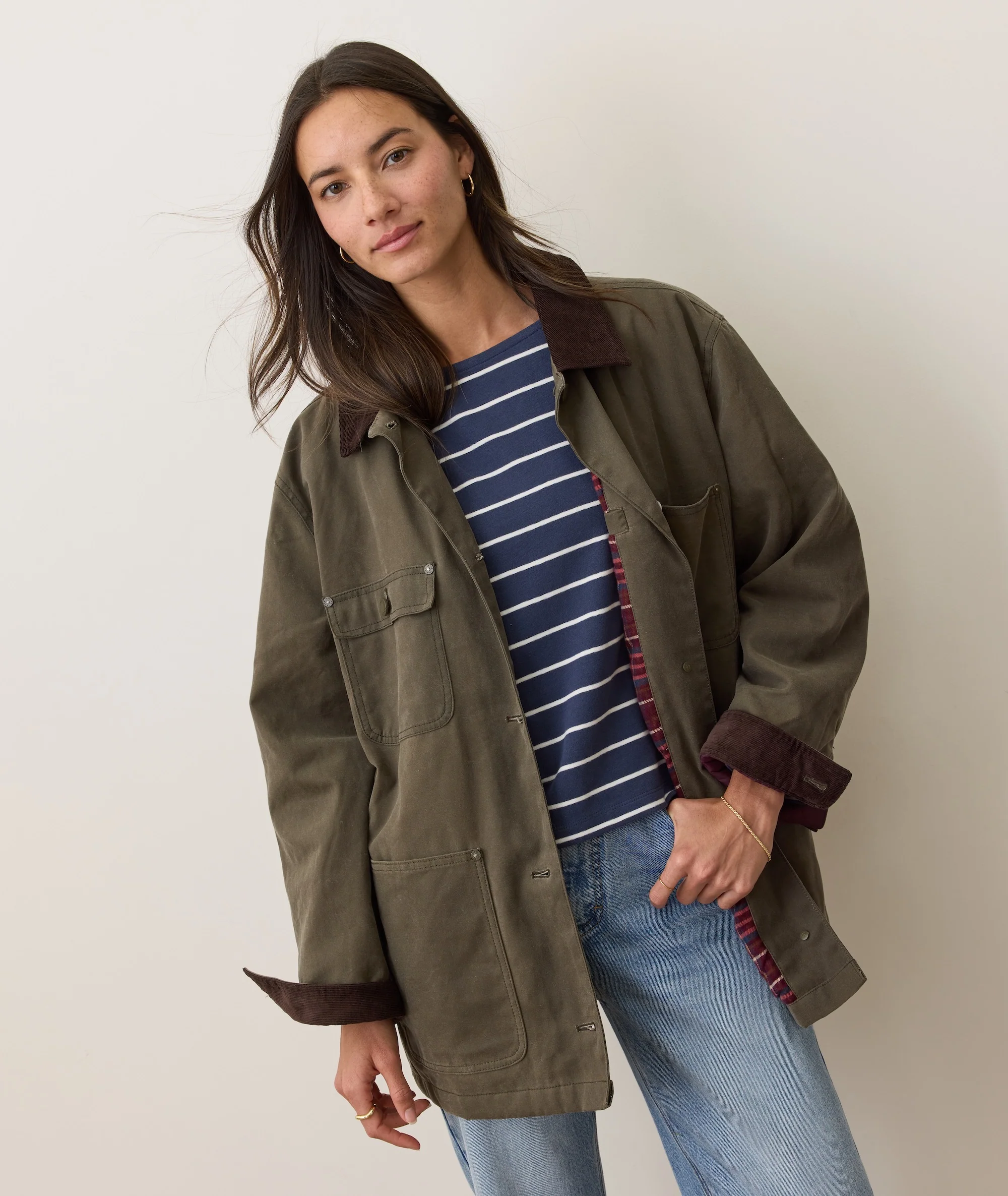 Riley Waxed Barn Jacket