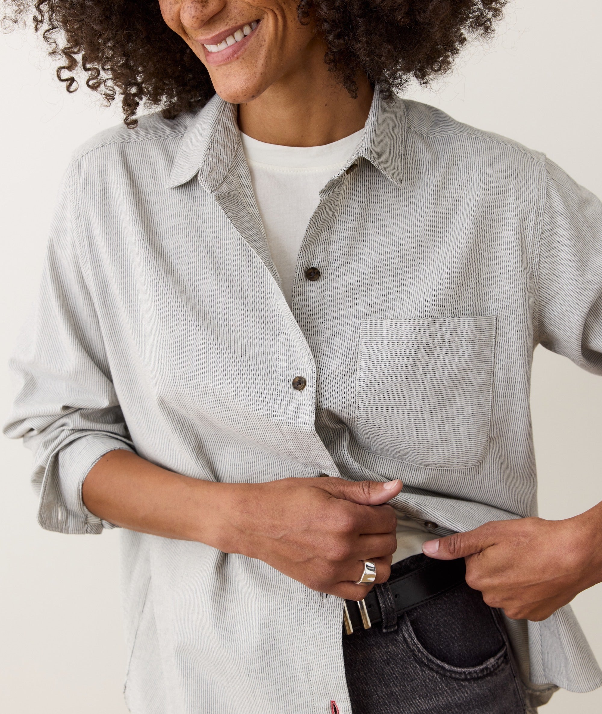 Jane Relaxed California Oxford Shirt - Image 2