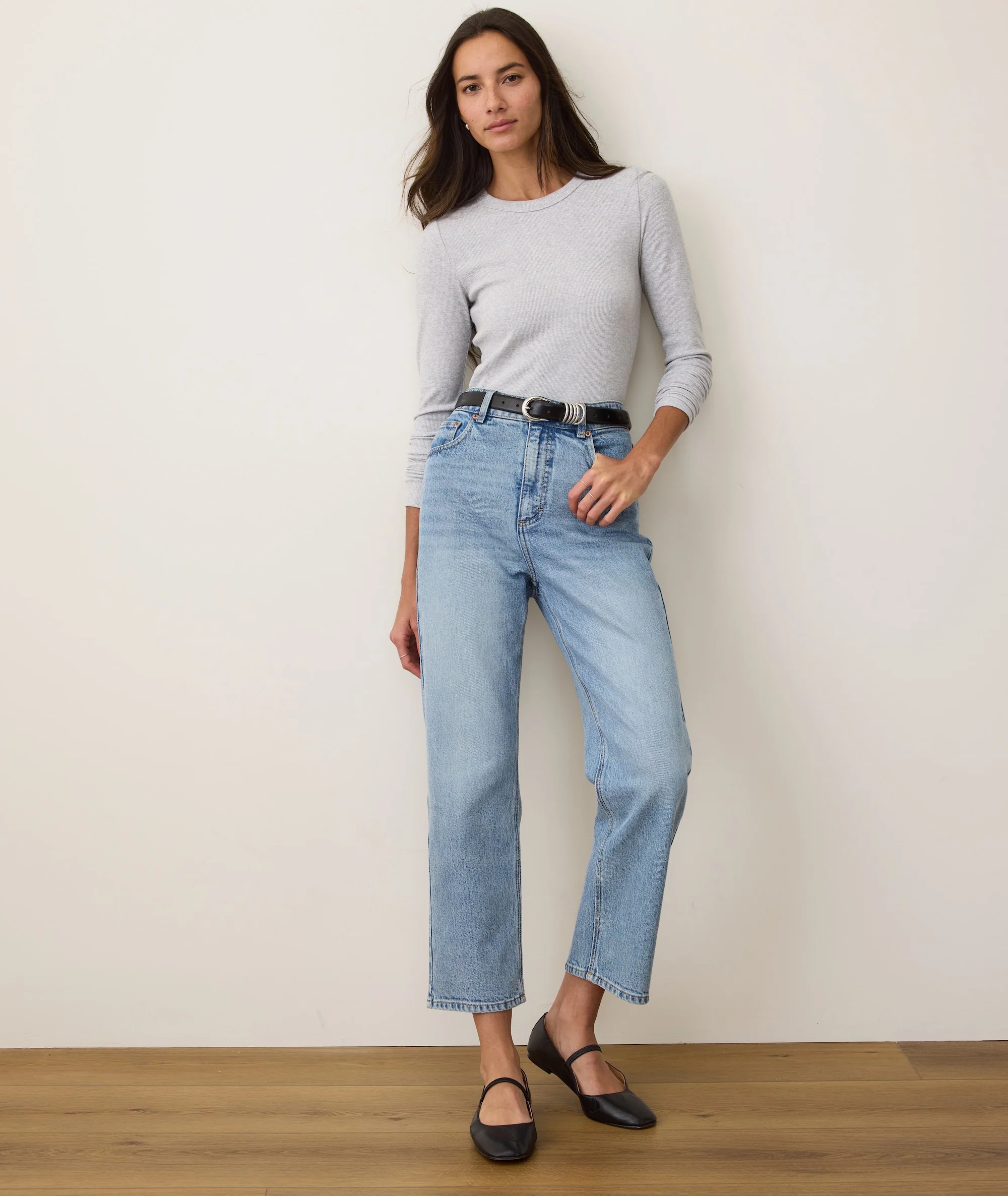 Lexi Rib Sun-In Long Sleeve Crew Tee - Image 7