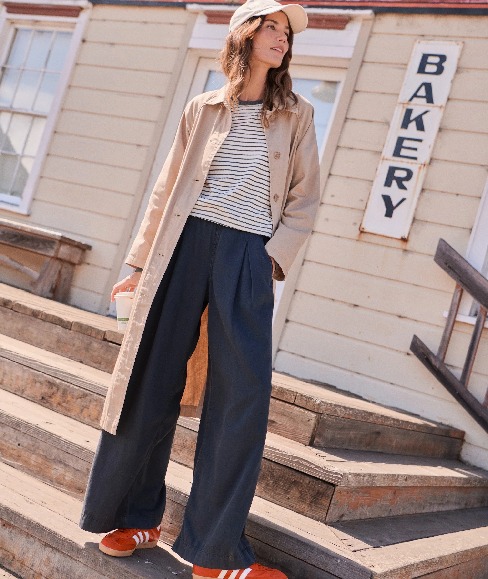 Hayes Twill Trench Coat - Image 2