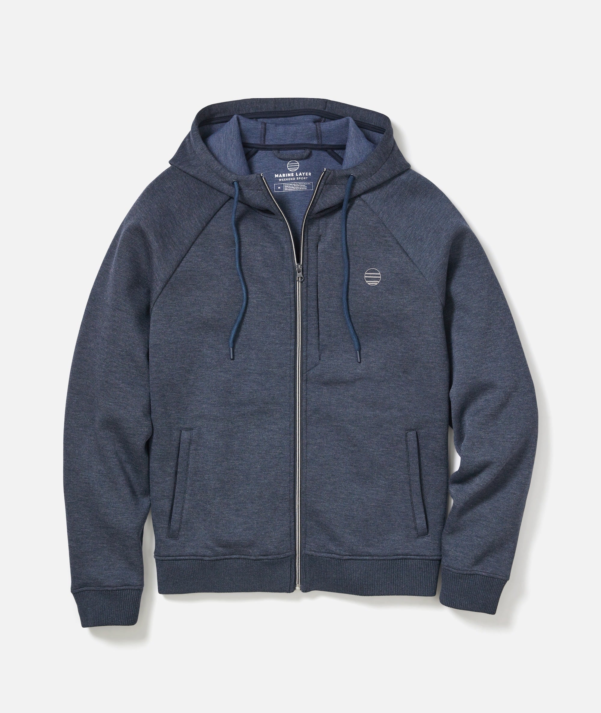 Scuba Knit Zip Hoodie
