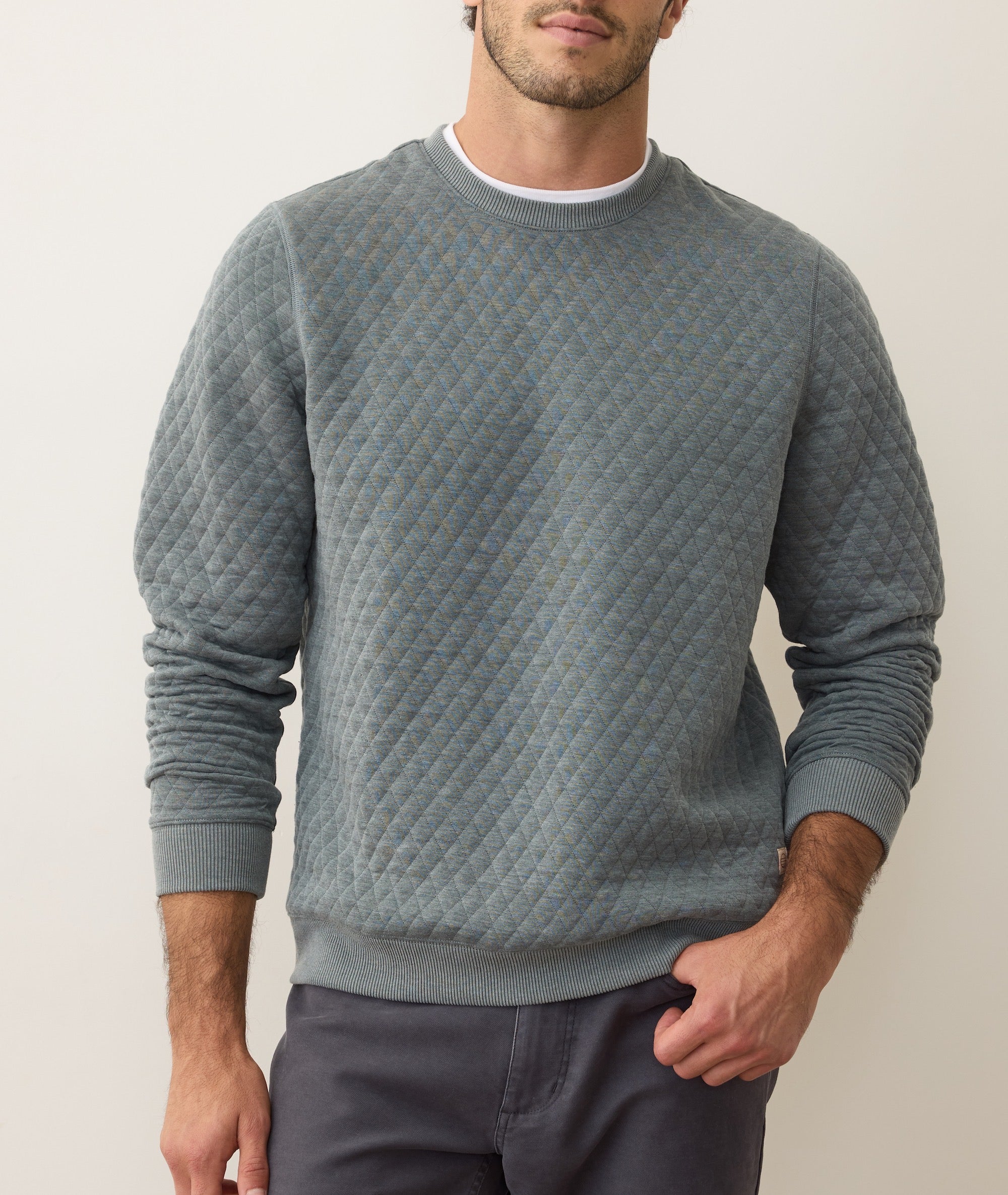 Corbet Quilted Crewneck - Image 2