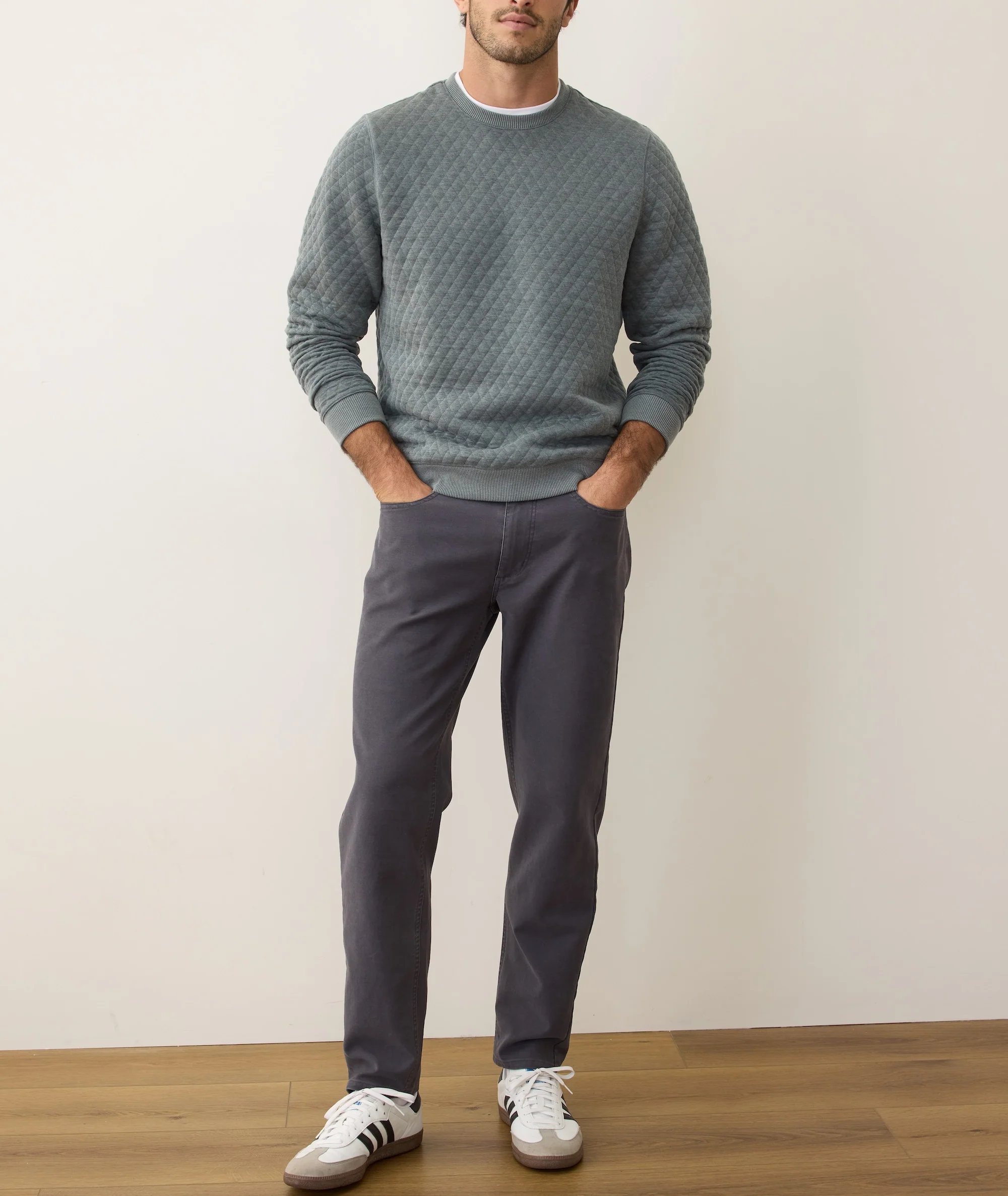 Corbet Quilted Crewneck - Image 4
