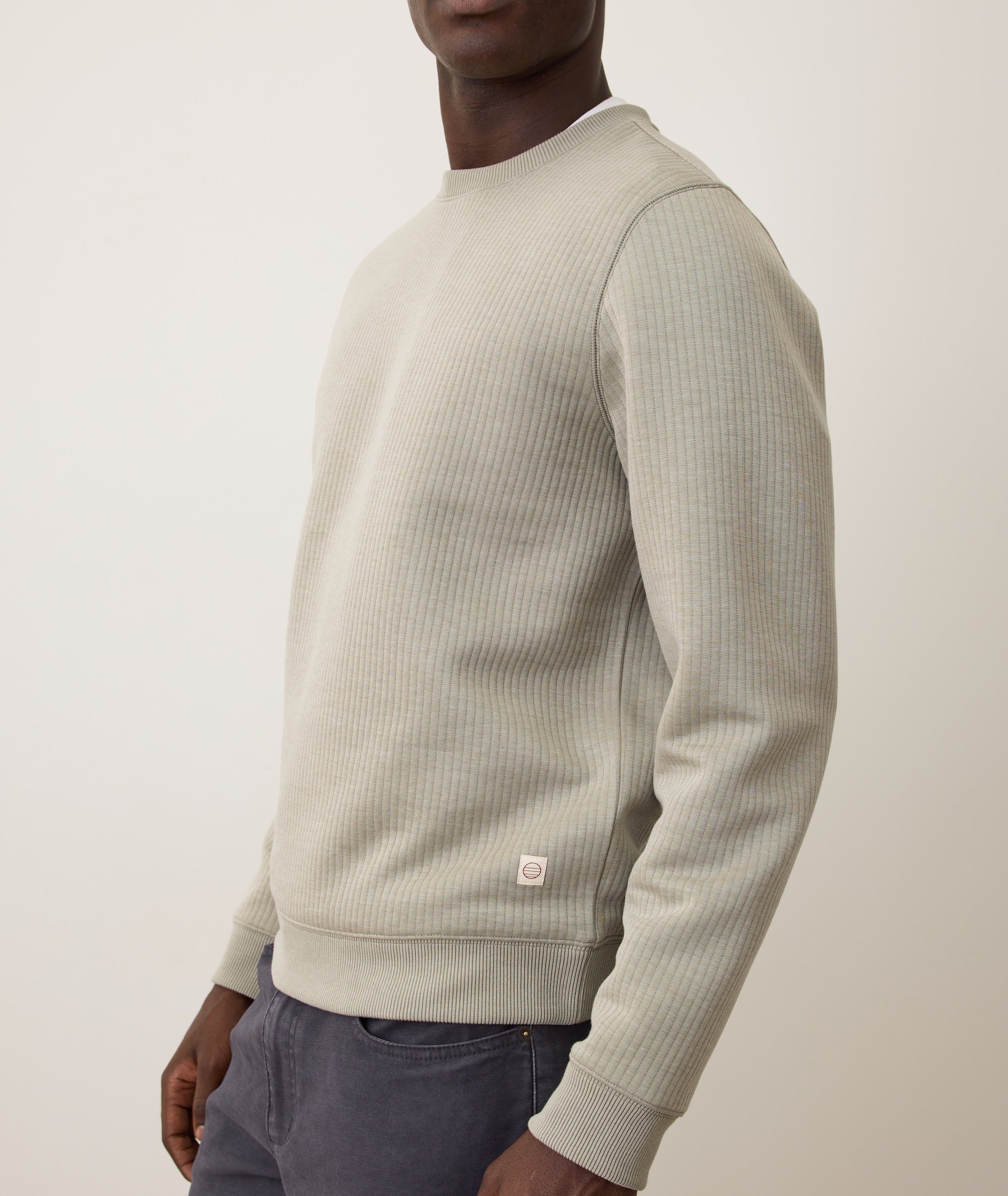 Corbet Quilted Crewneck - Image 6