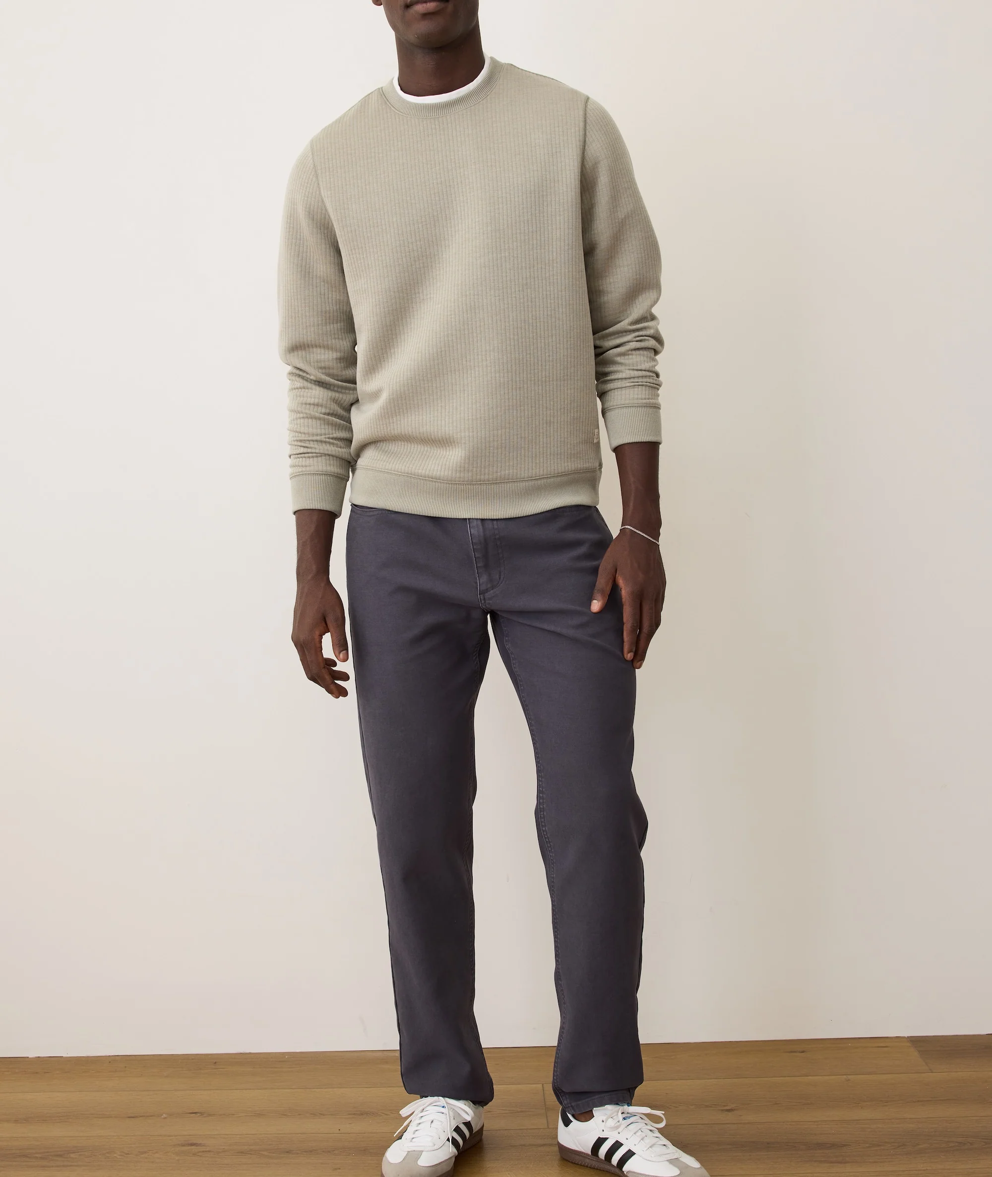 Corbet Quilted Crewneck - Image 4