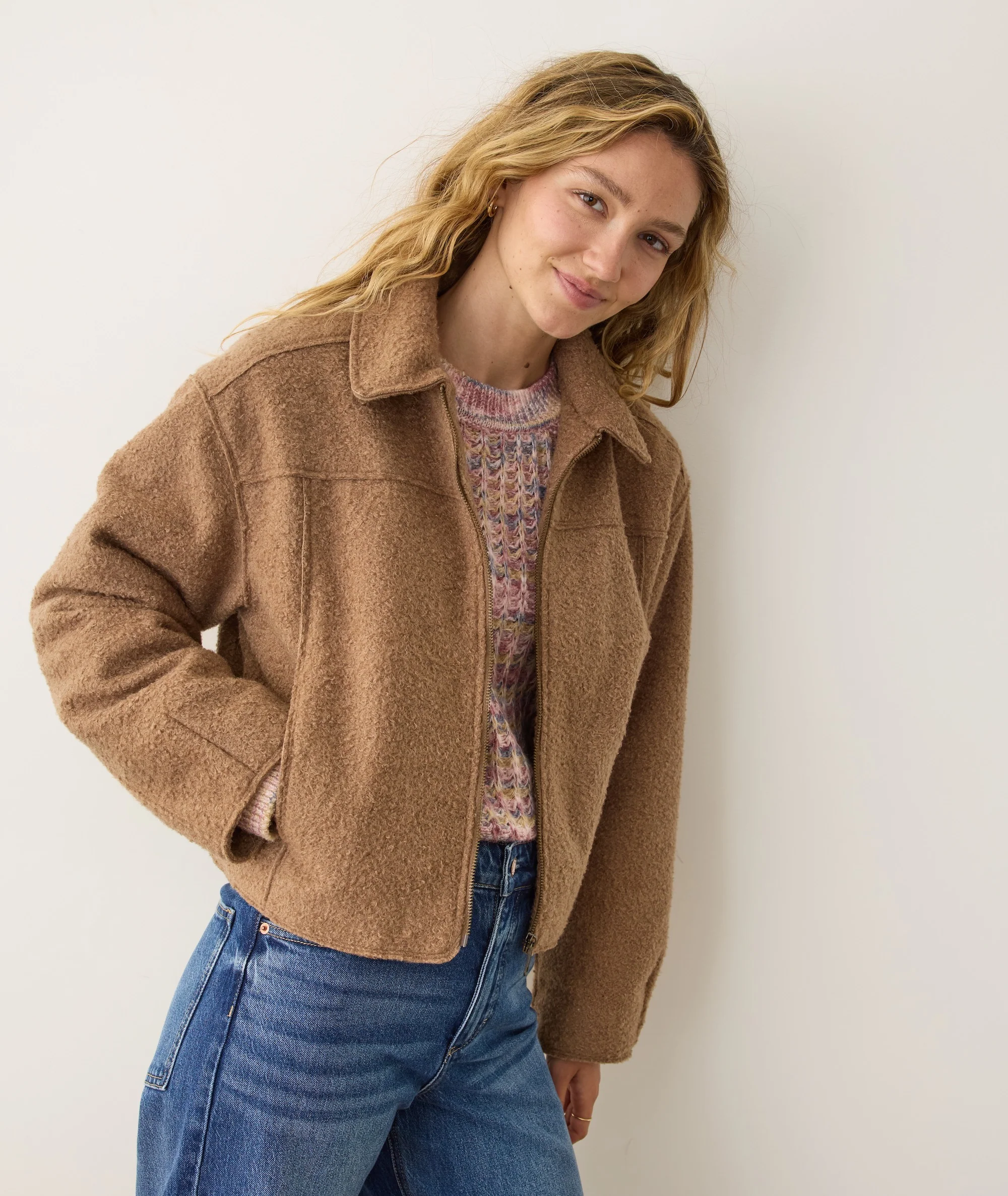 Sloane Boucle Crop Jacket