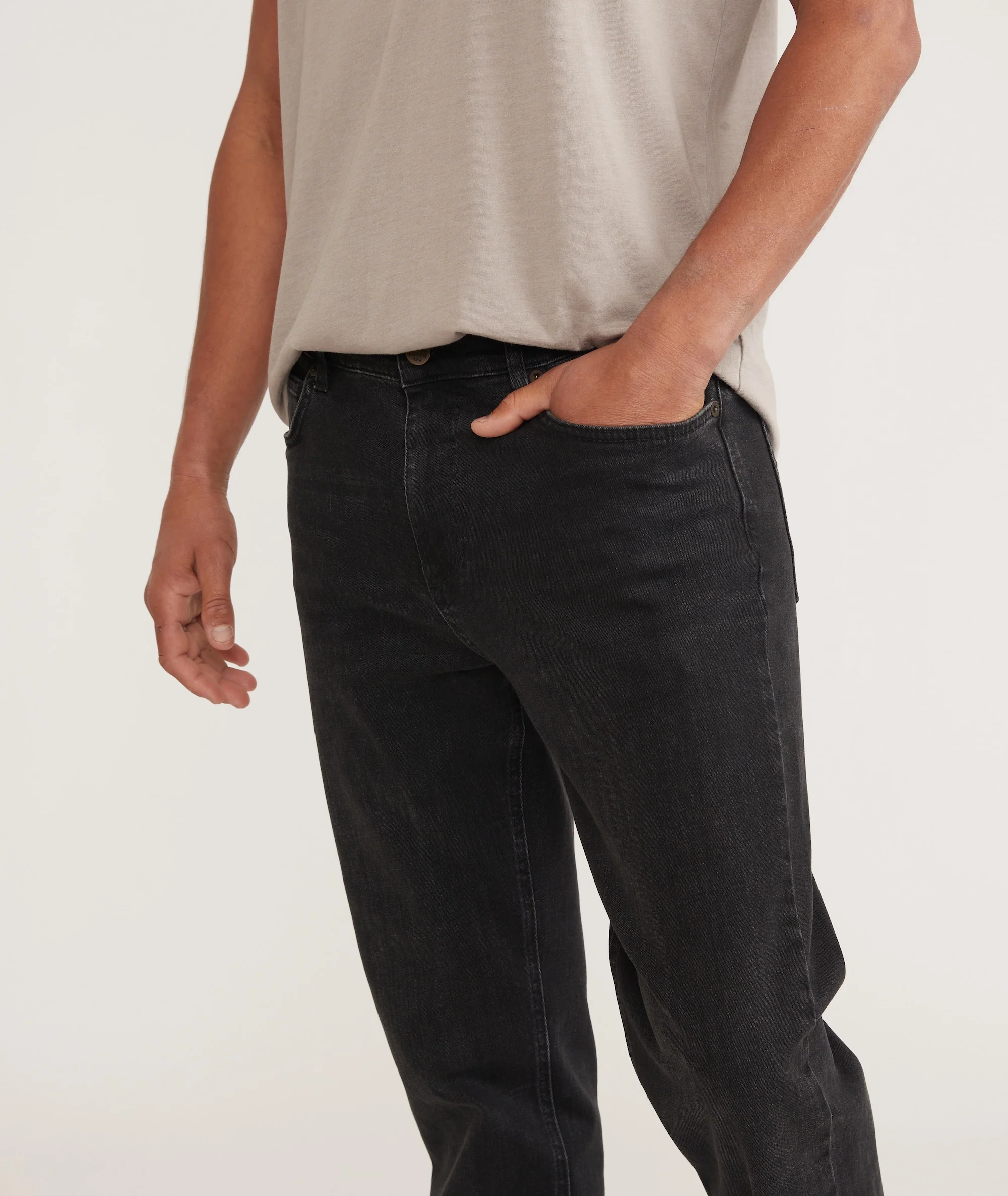 5 Pocket Slim Straight Denim Pant - Image 3