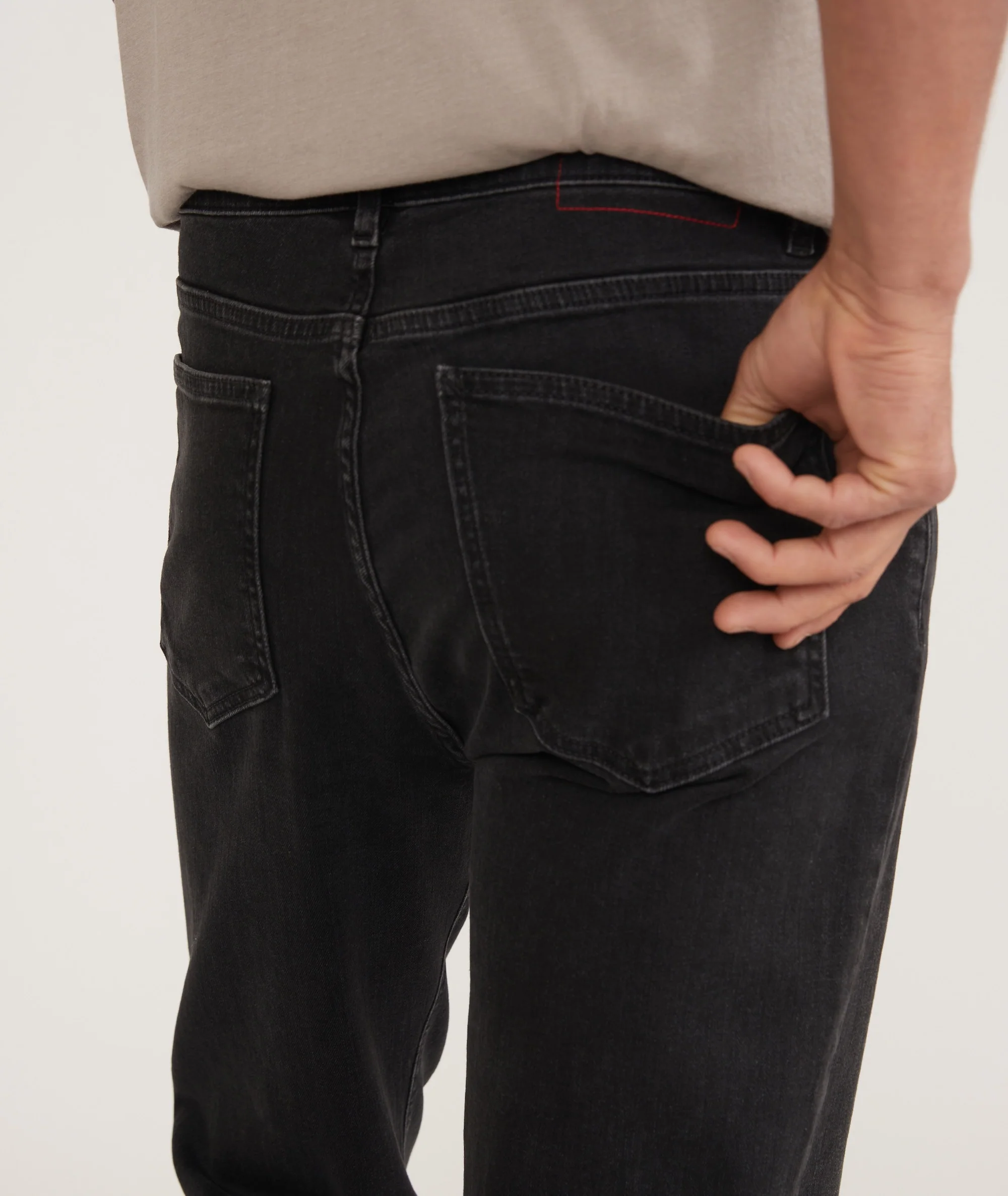 5 Pocket Slim Straight Denim Pant - Image 5