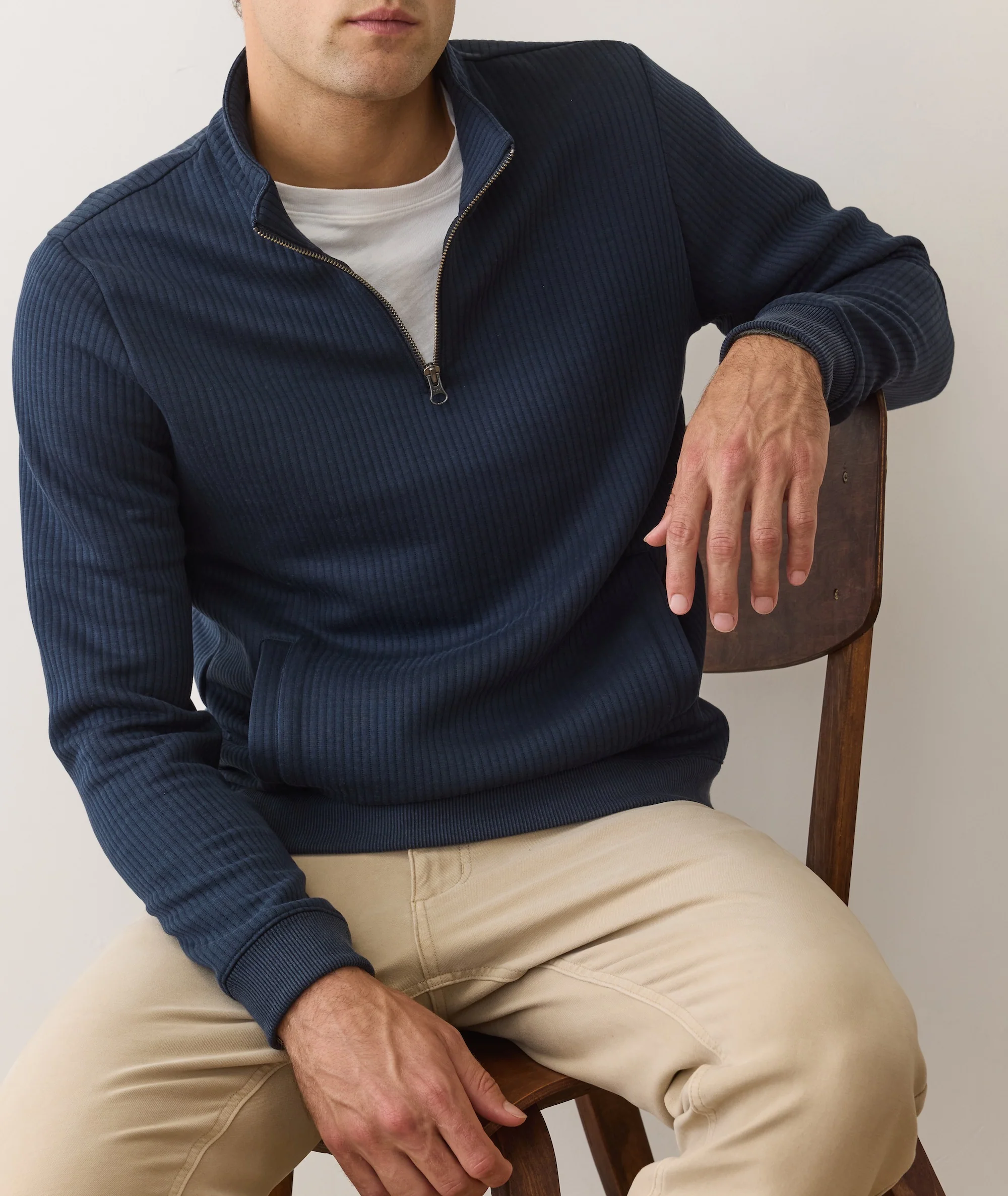 Corbet Quilted Quarter Zip - Image 4