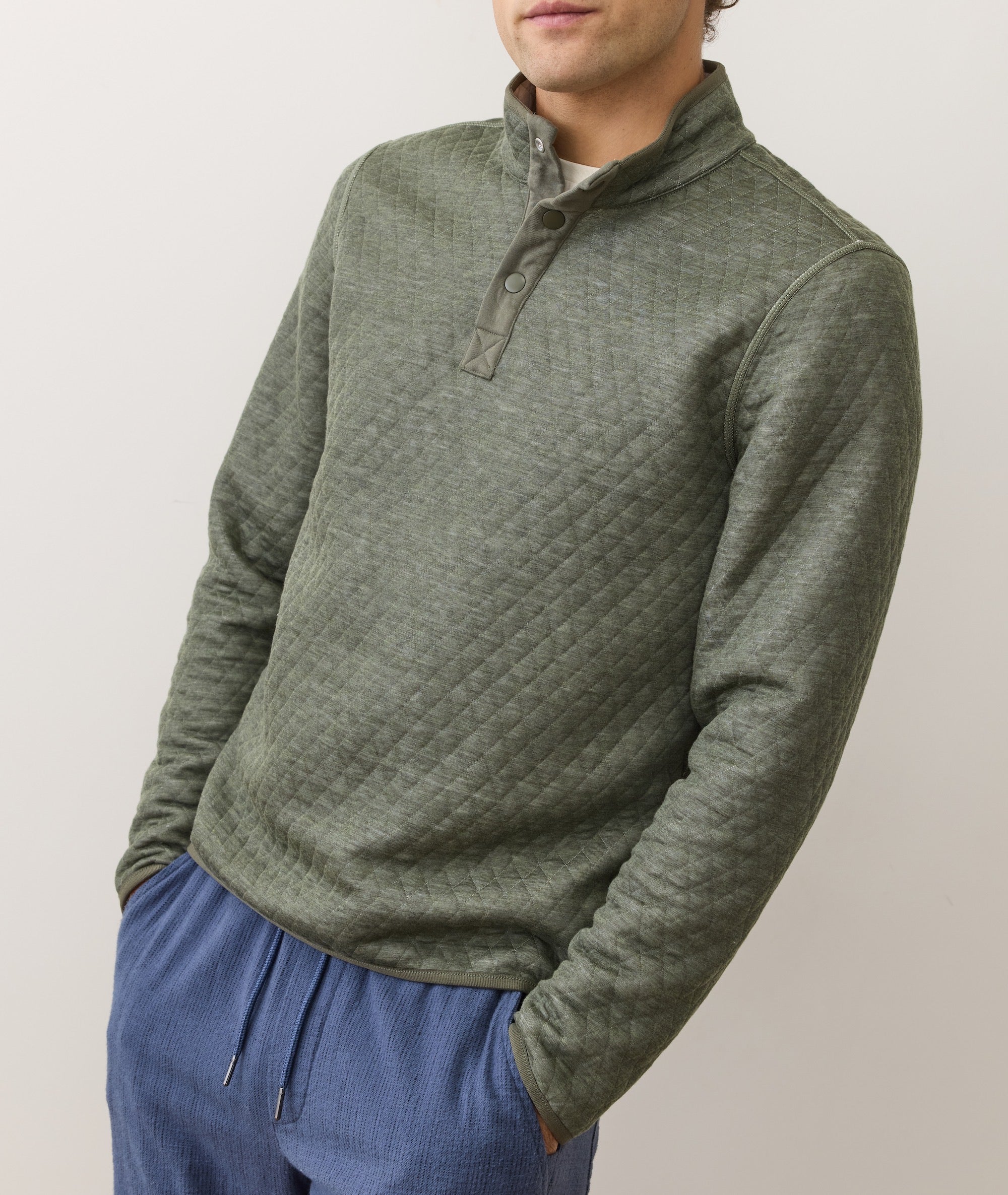 Corbet Quilted Reversible Pullover - Image 6