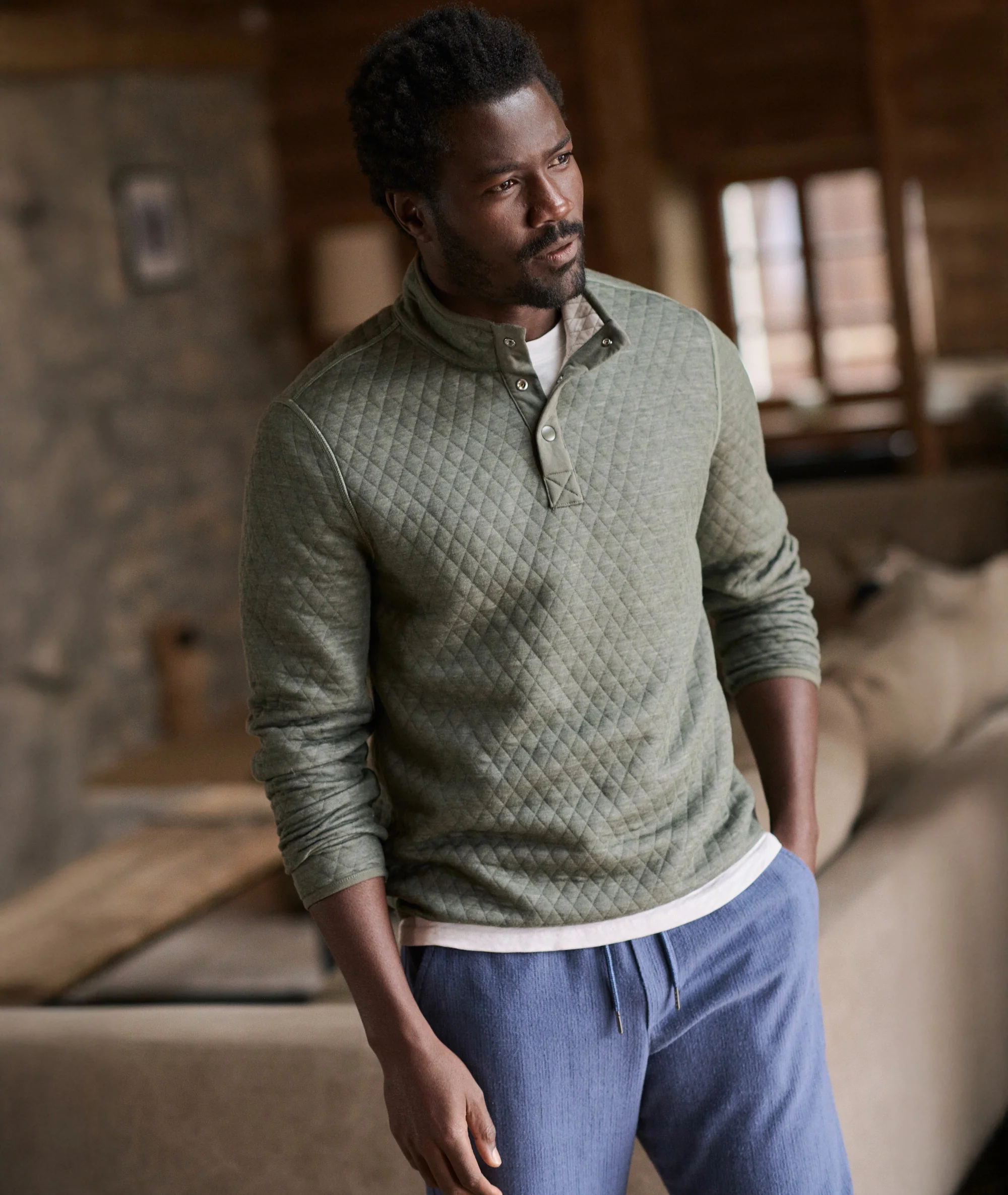 Corbet Quilted Reversible Pullover - Image 4