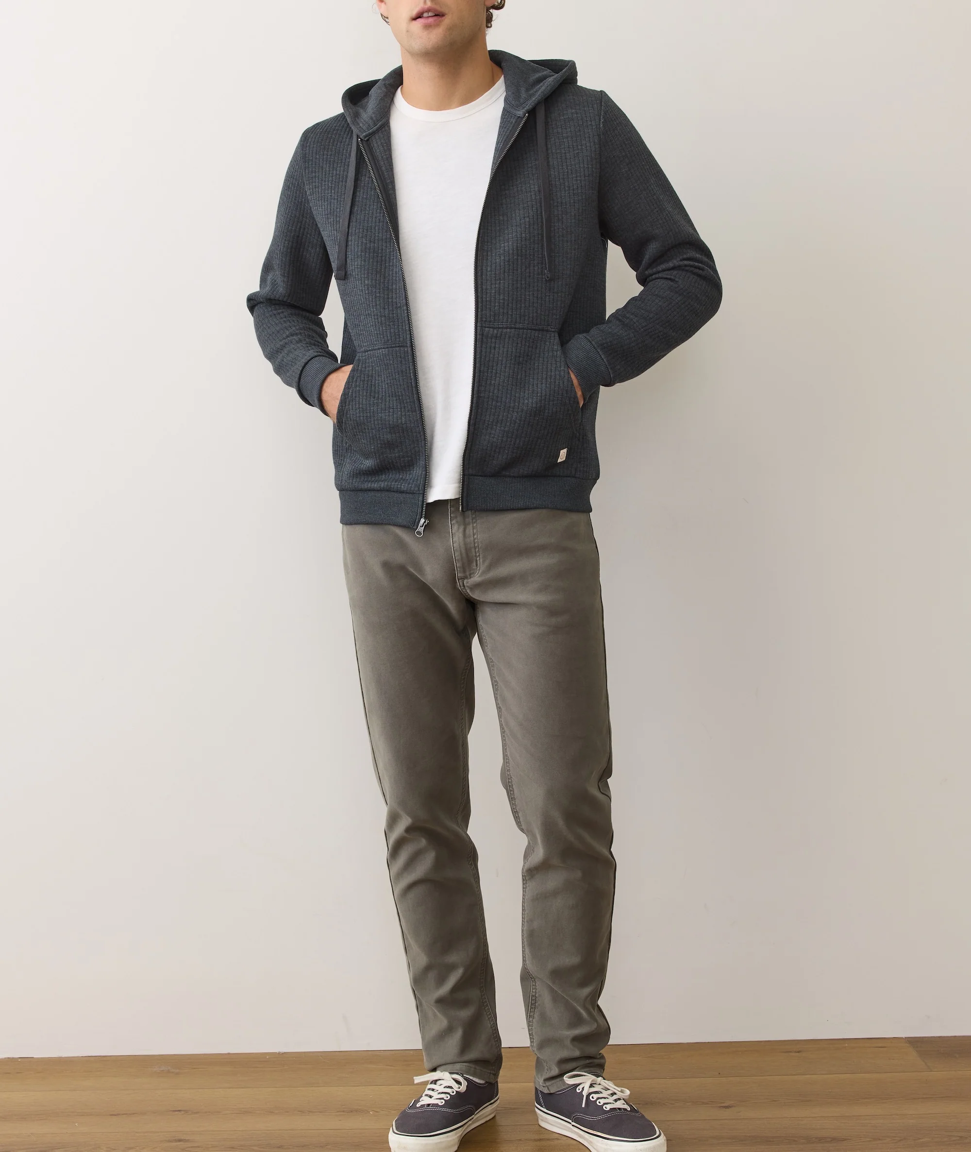 Corbet Quilted Zip Hoodie - Image 7