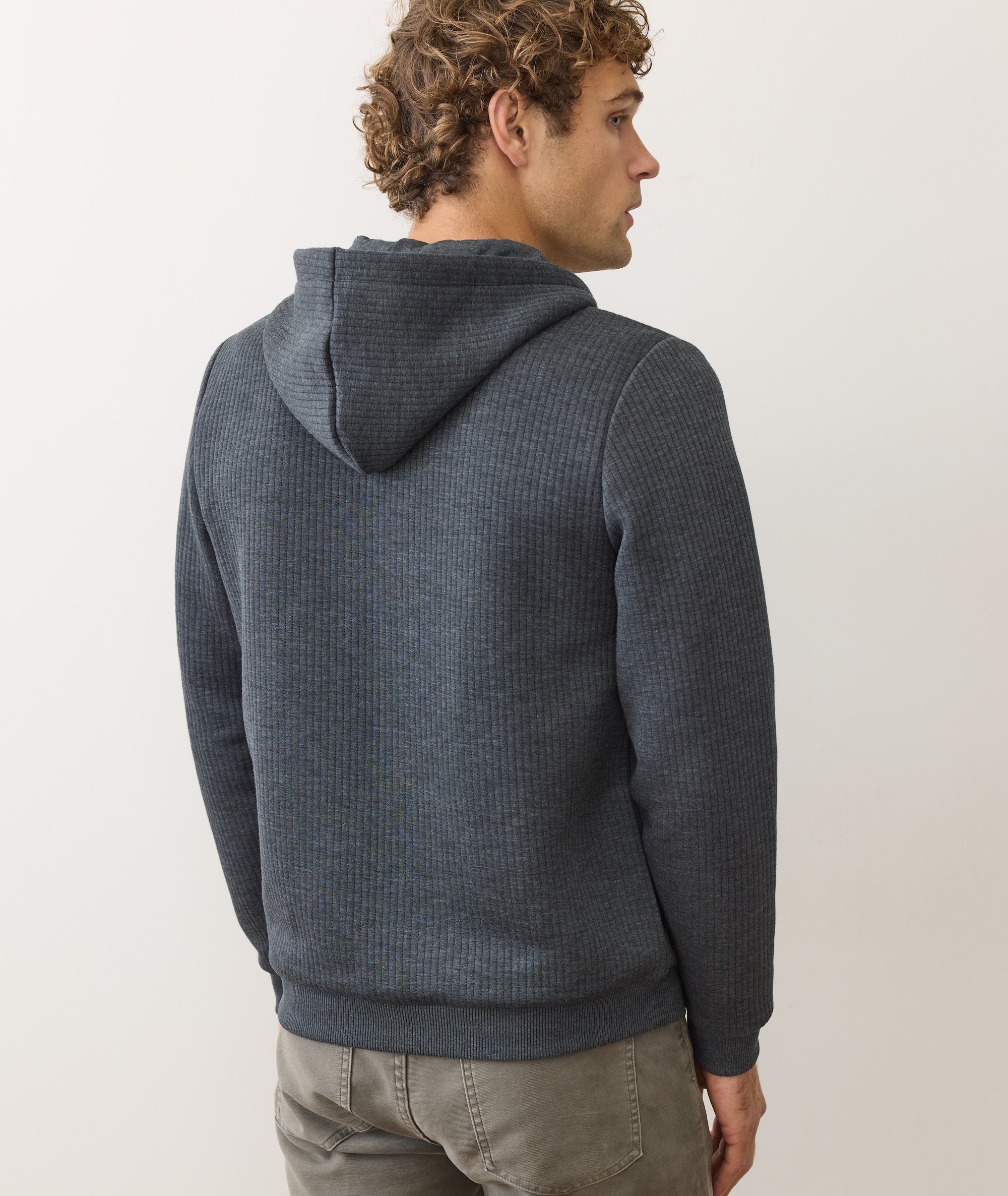 Corbet Quilted Zip Hoodie - Image 6