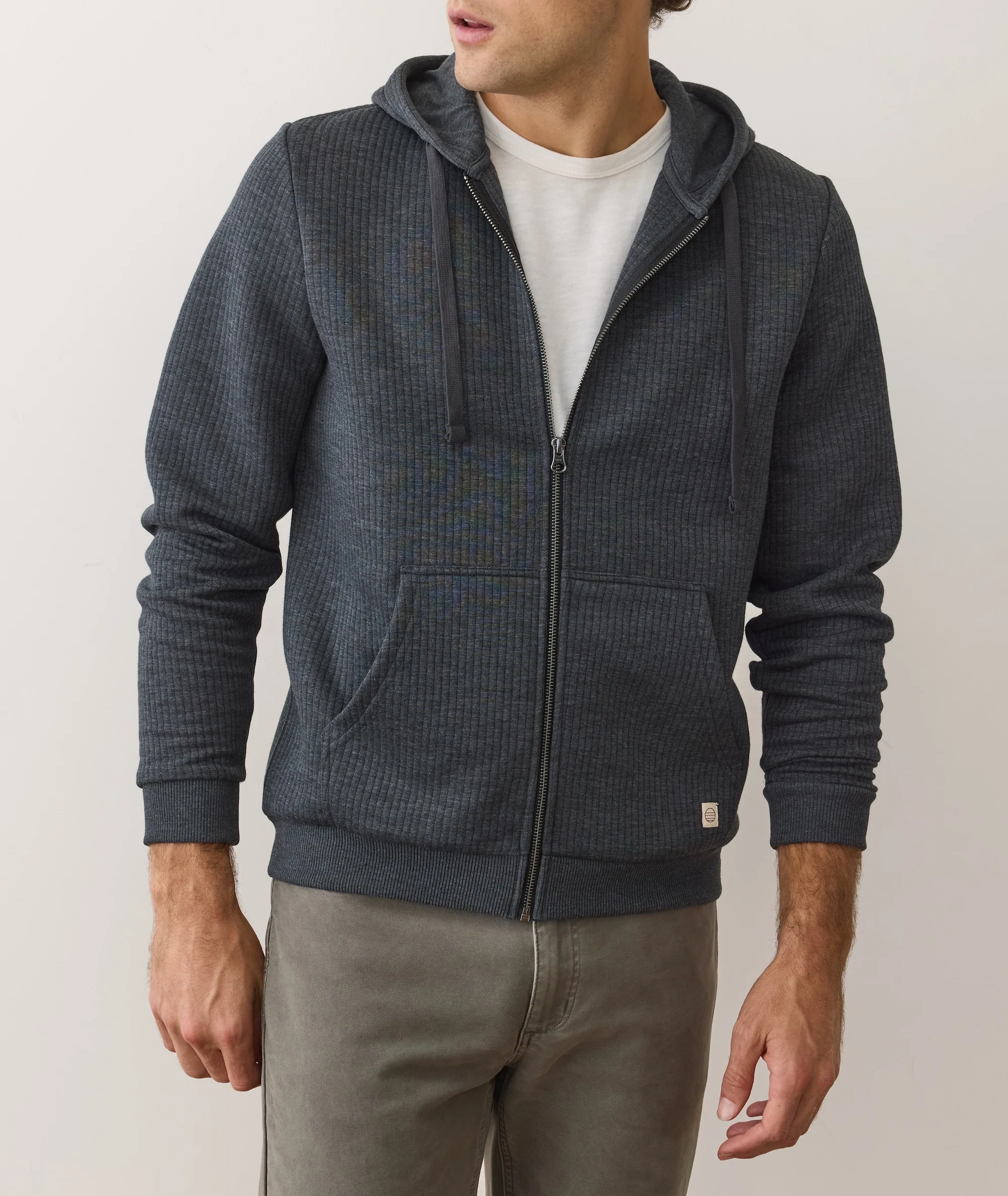 Corbet Quilted Zip Hoodie - Image 3