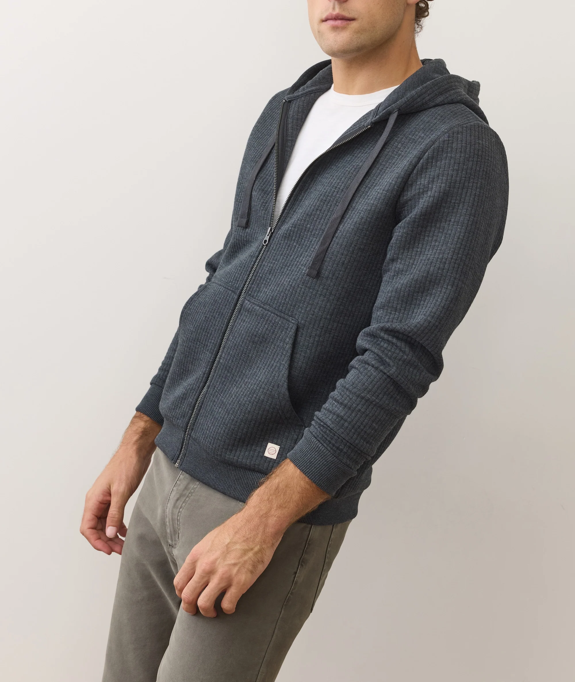Corbet Quilted Zip Hoodie - Image 5