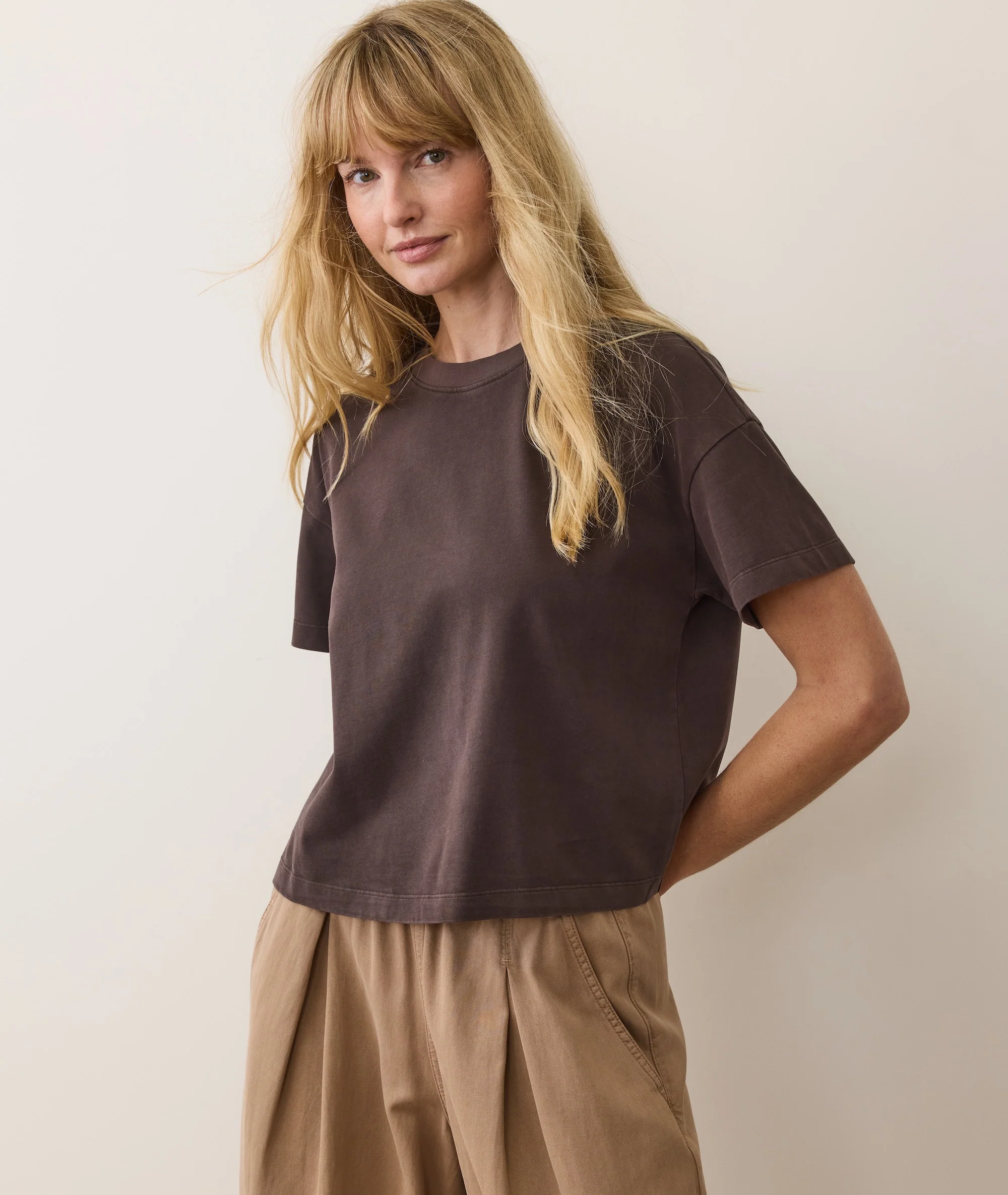 Luxe Sueded Tee