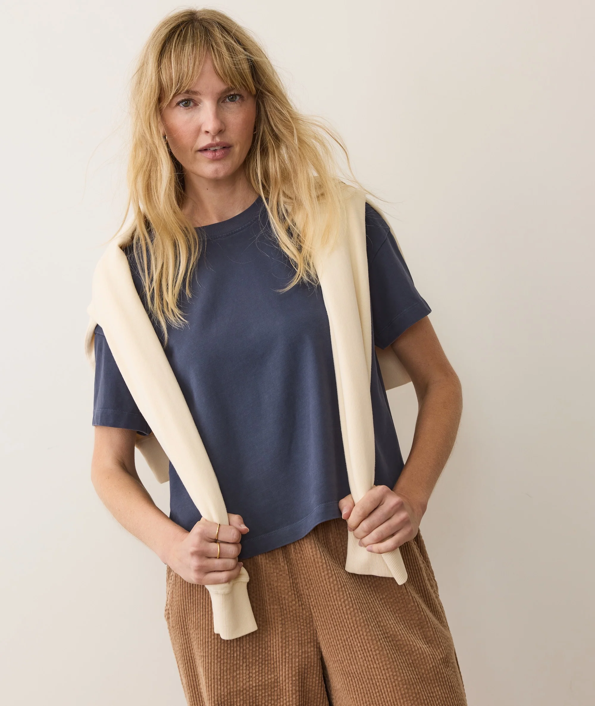 Luxe Sueded Tee