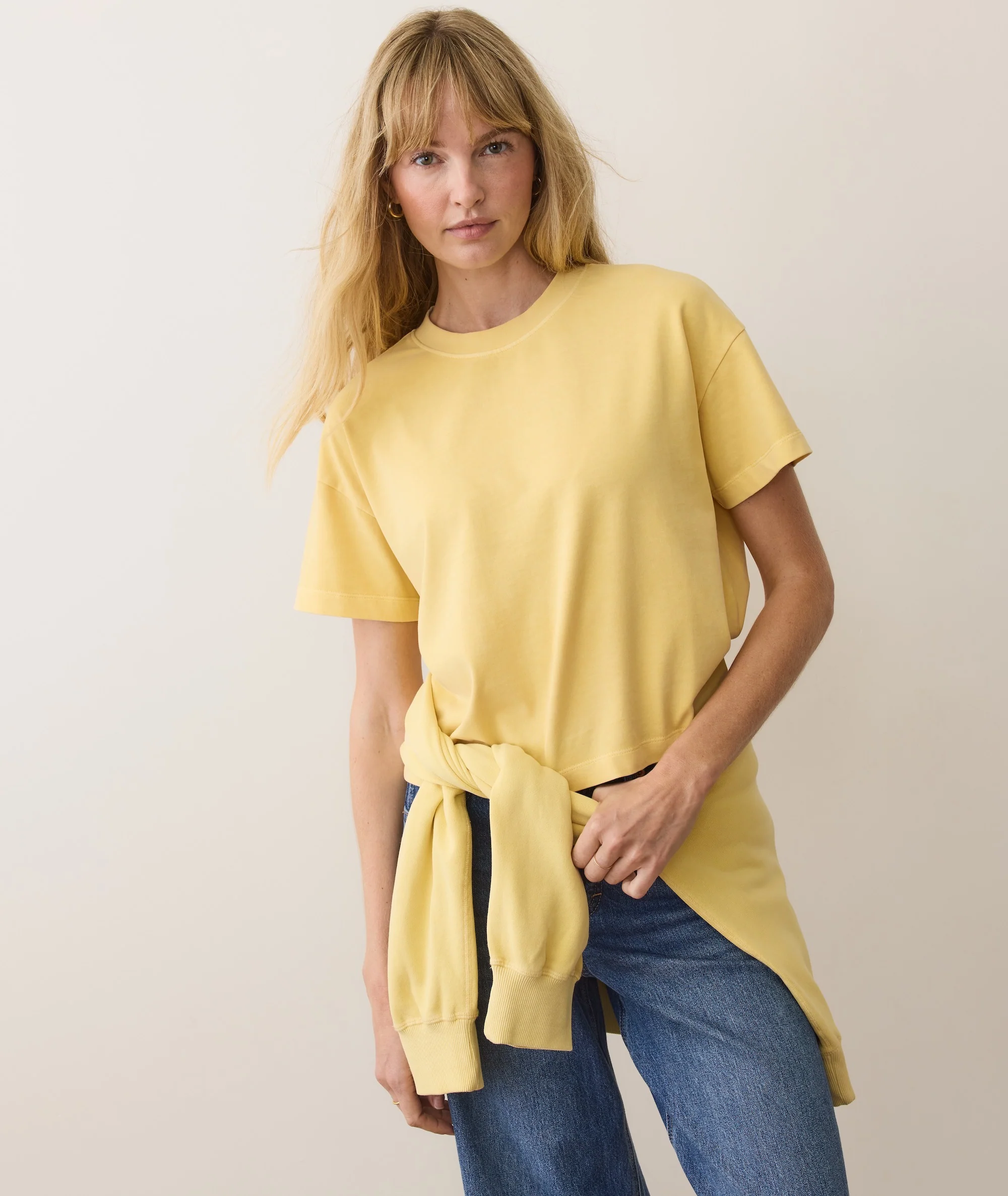 Luxe Sueded Tee