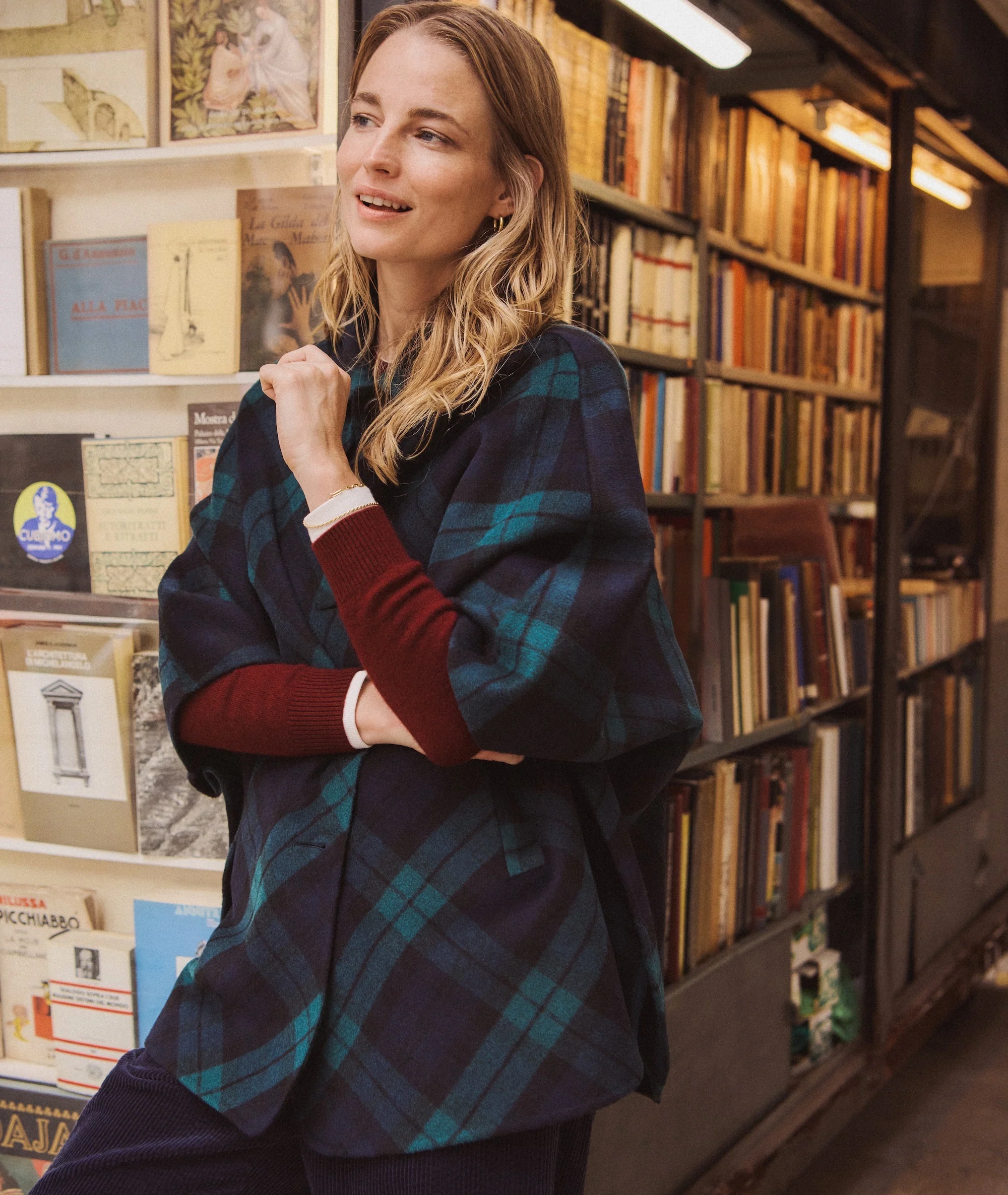 Nina Wool Cape Coat - Image 4