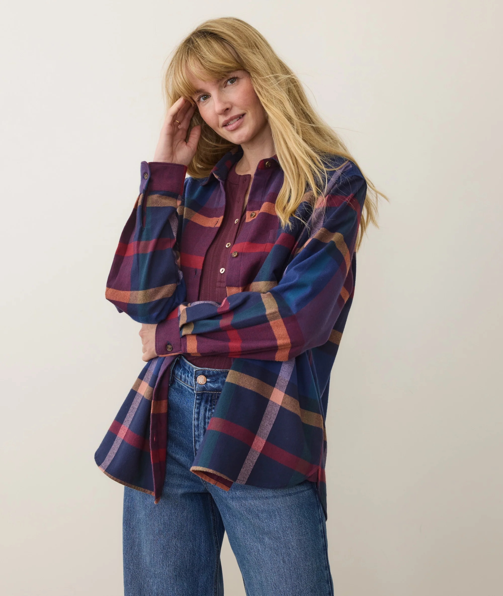 Jane Relaxed Cotton Shirt - Image 3