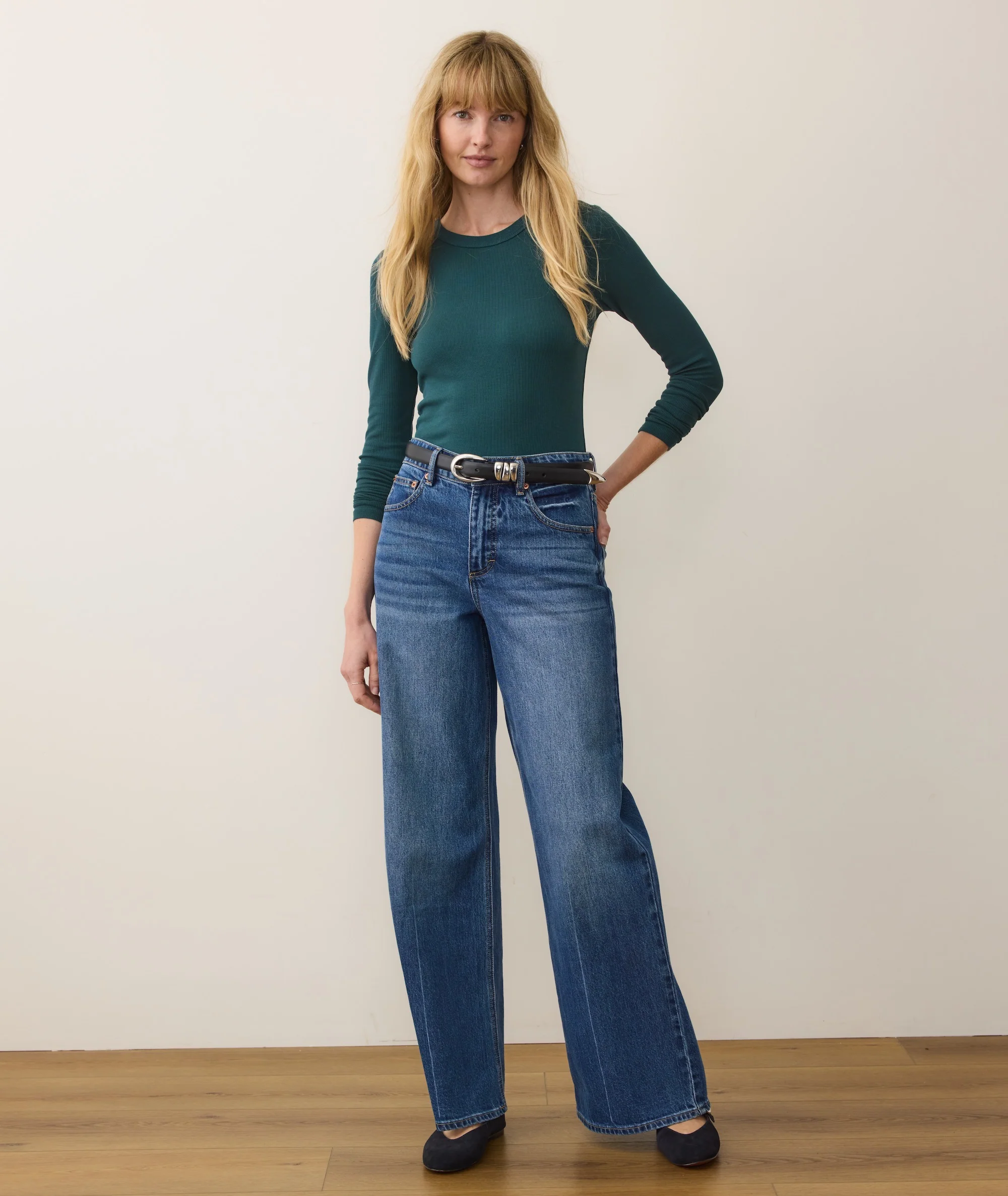 Lexi Rib Sun-In Long Sleeve Crew Tee - Image 4