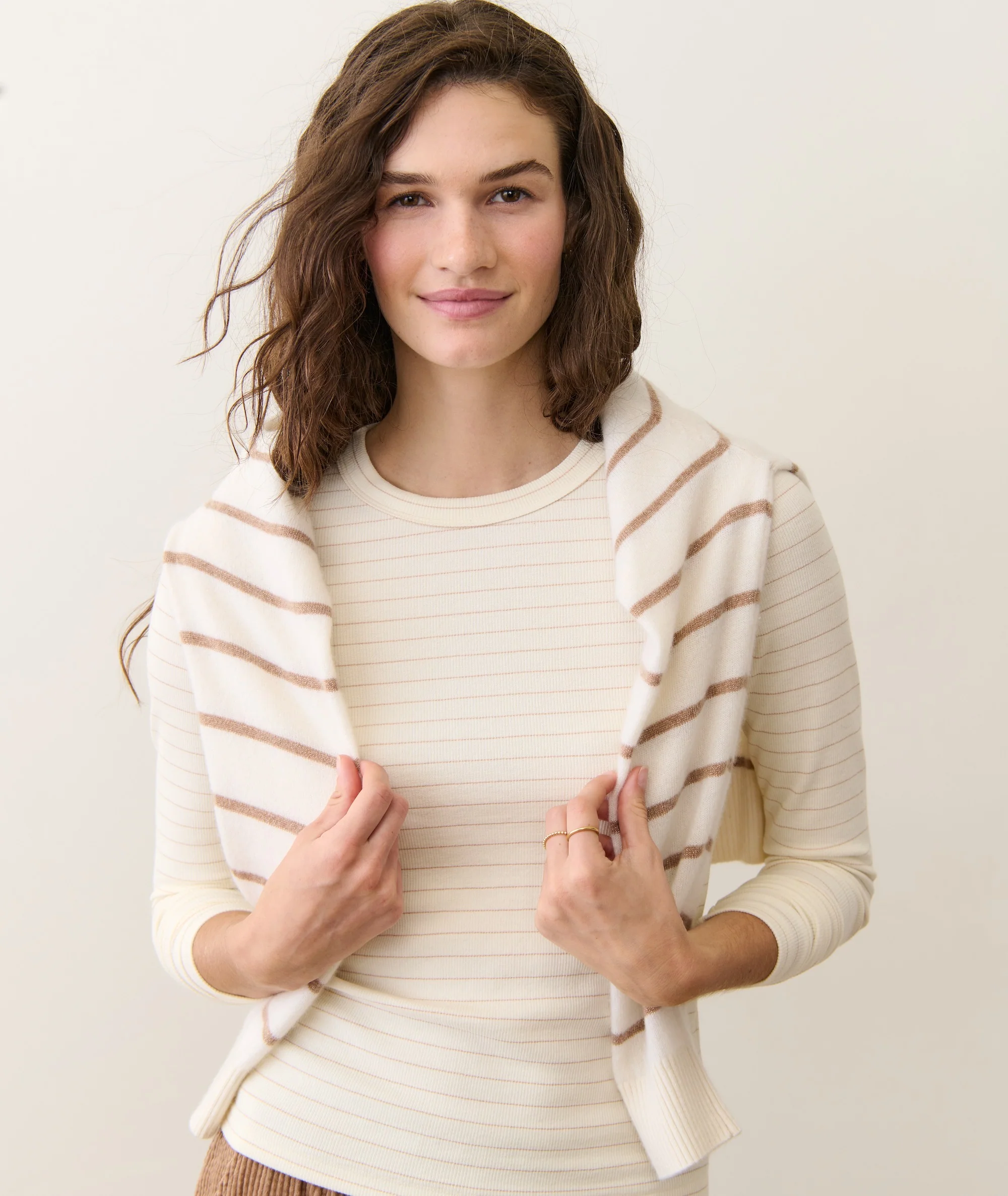 Lexi Rib Sun-In Long Sleeve Crew Tee