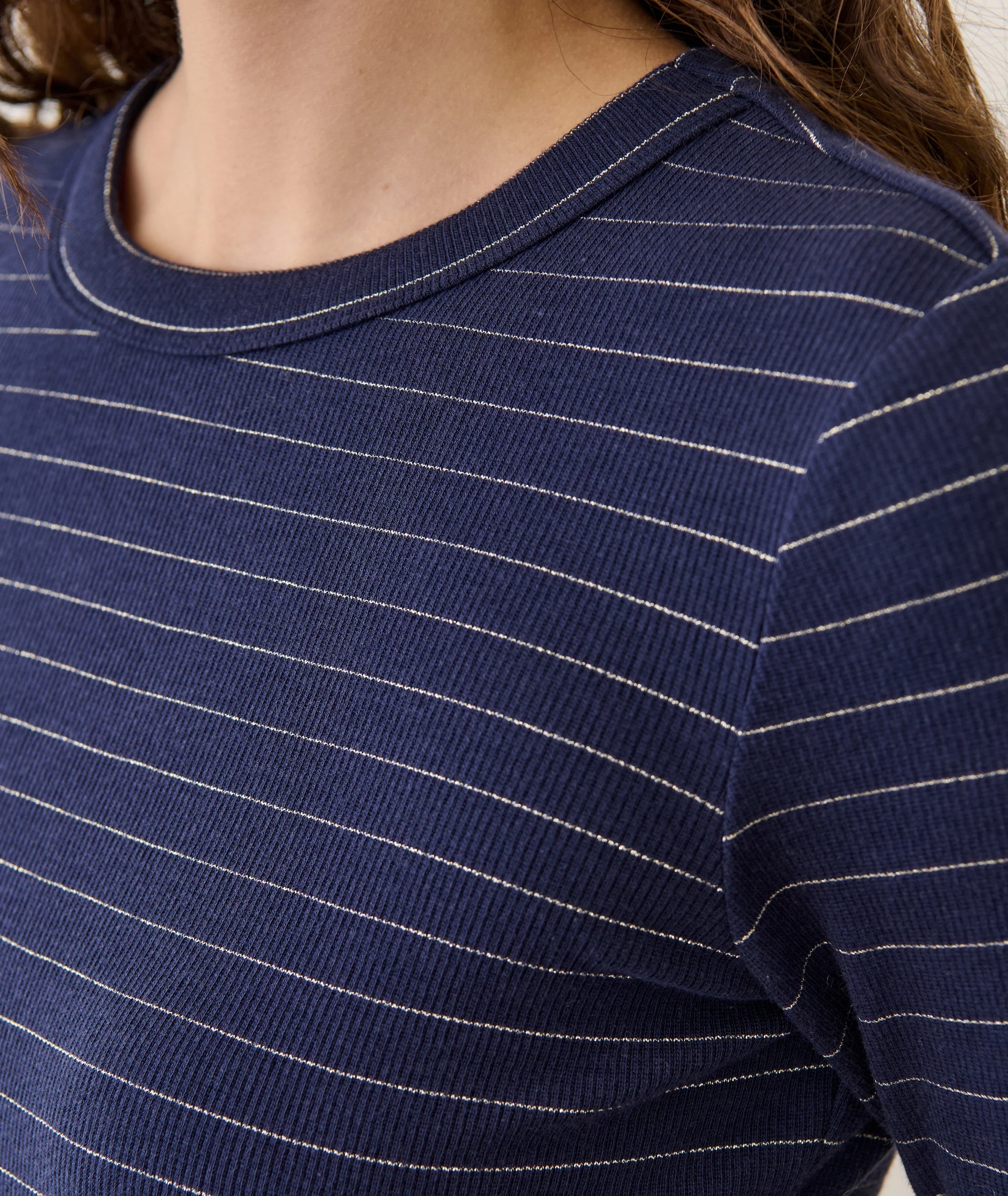 Lexi Rib Sun-In Long Sleeve Crew Tee - Image 7