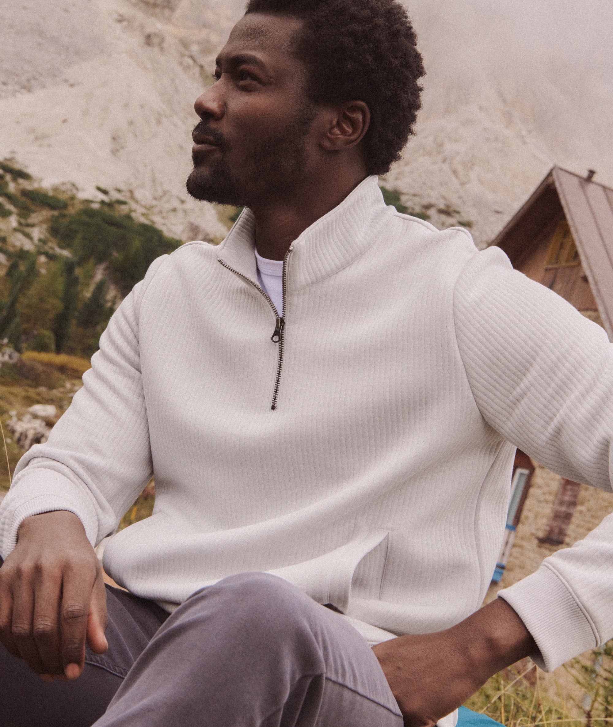 Corbet Quilted Quarter Zip - Image 4