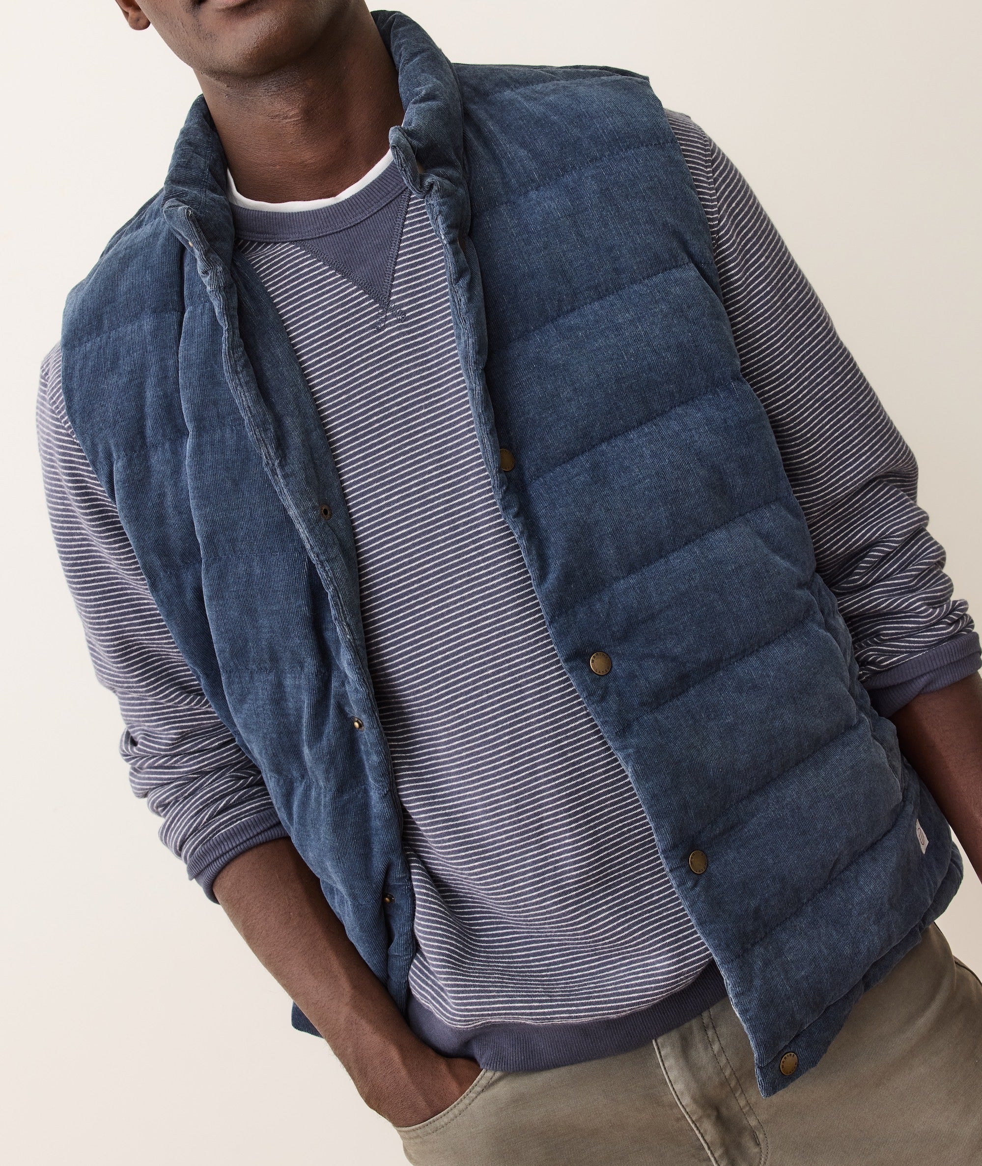 Palisades Cord Puffer Vest - Image 2